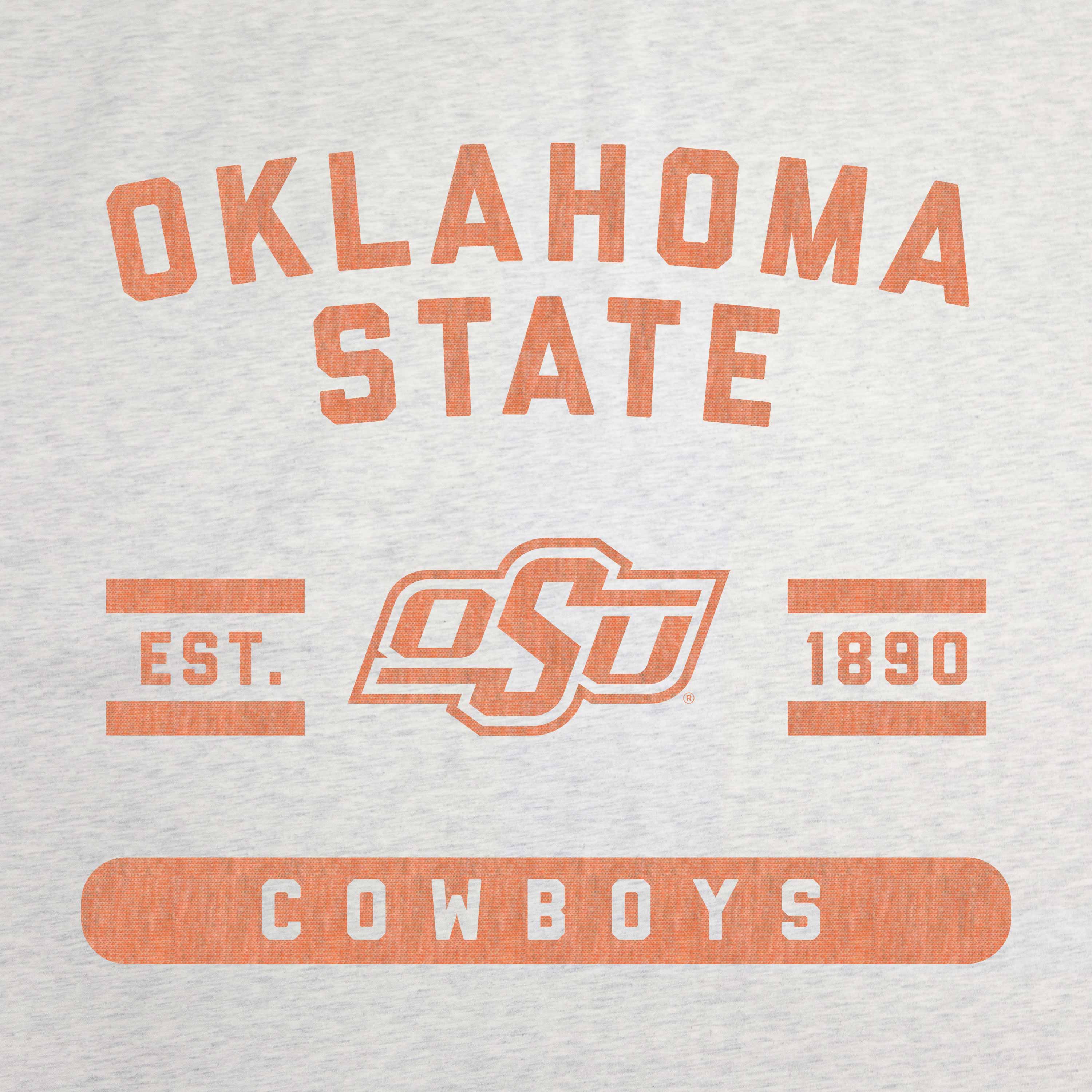 Oklahoma State Oatmeal Sweatshirt Blanket - Image 2