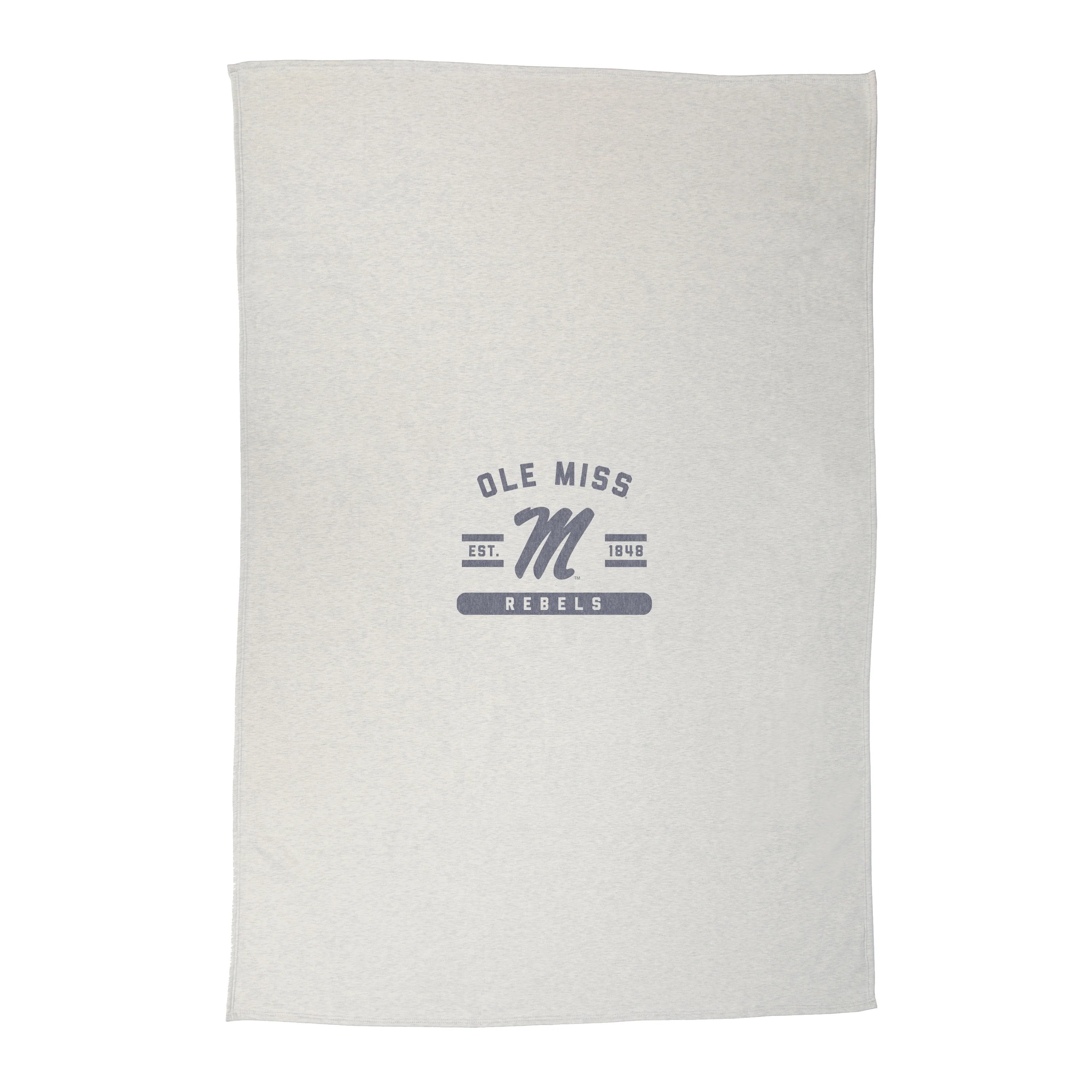 Ole Miss Oatmeal Sweatshirt Blanket