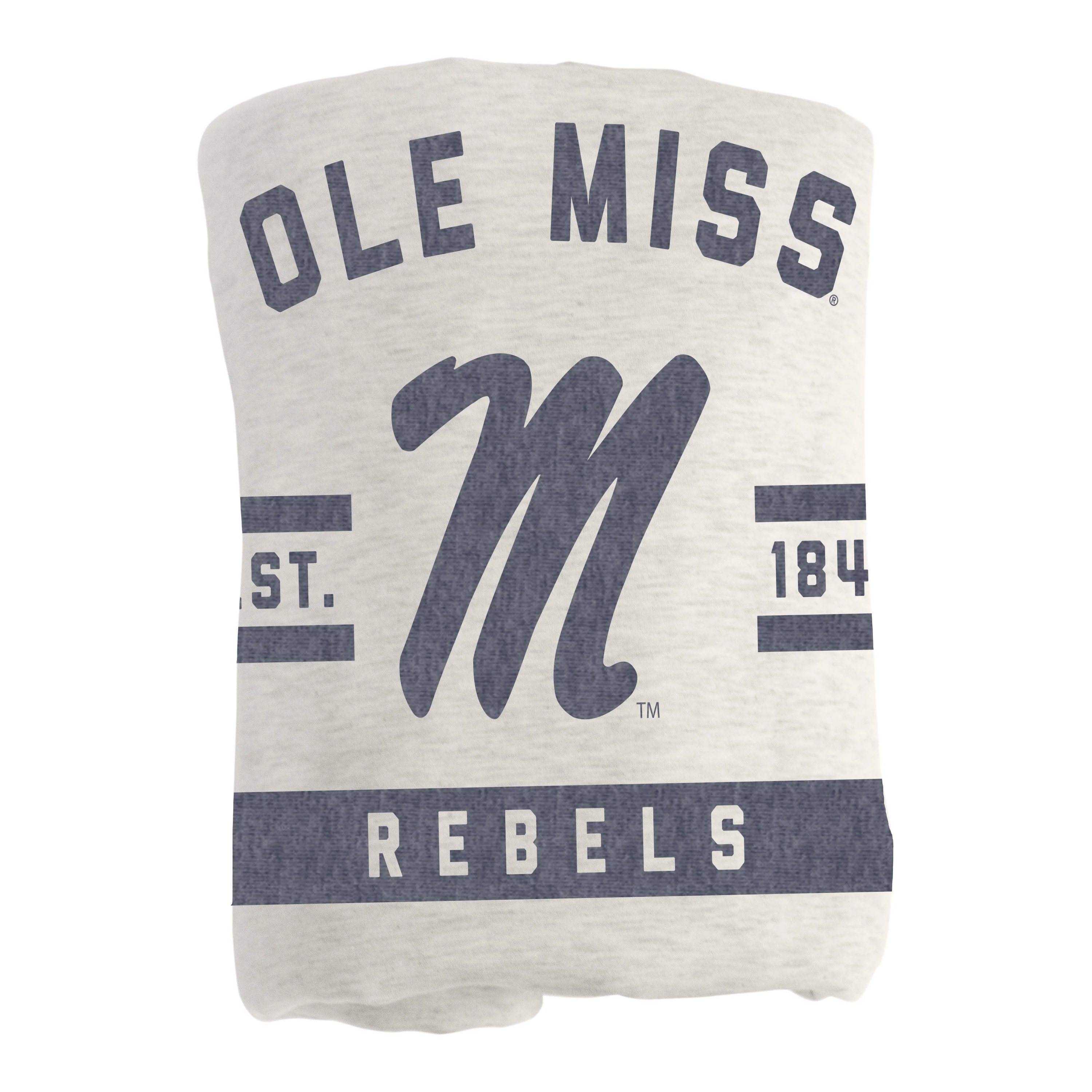 Ole Miss Oatmeal Sweatshirt Blanket - Image 3
