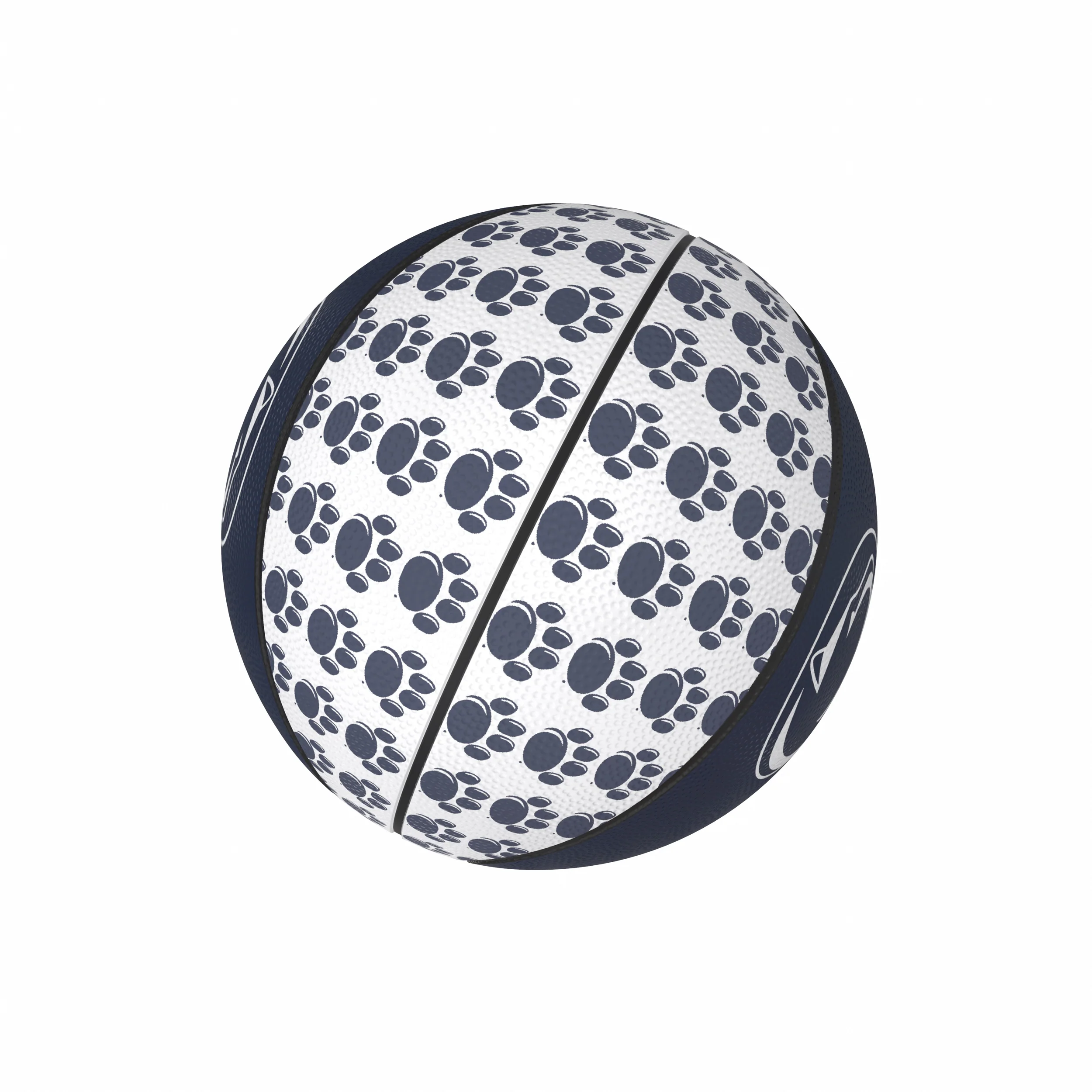 Penn State Repeating Logo Mini-Size Rubber Basketball - Image 4