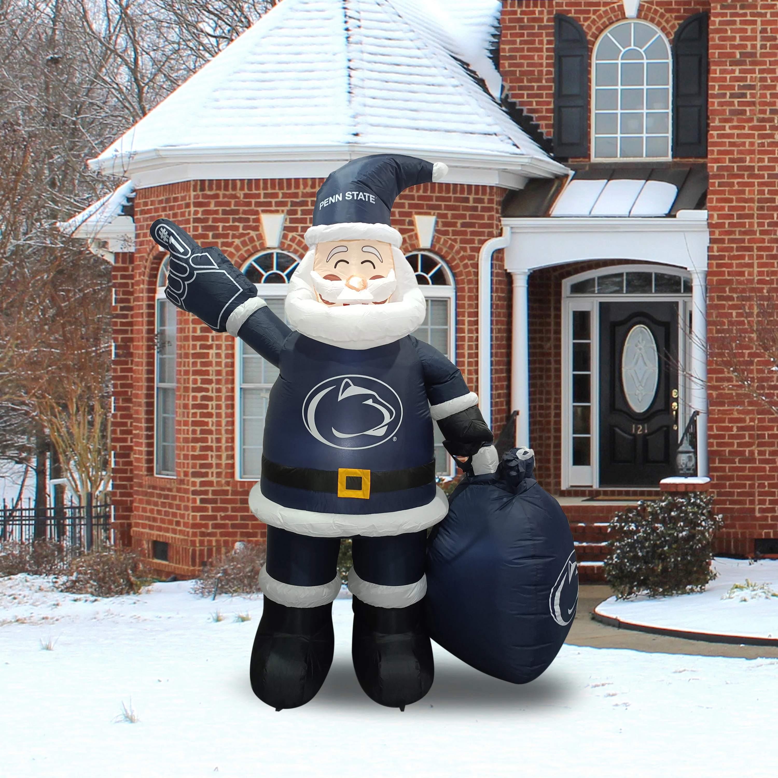 Penn State Santa Claus Yard Inflatable - Image 4