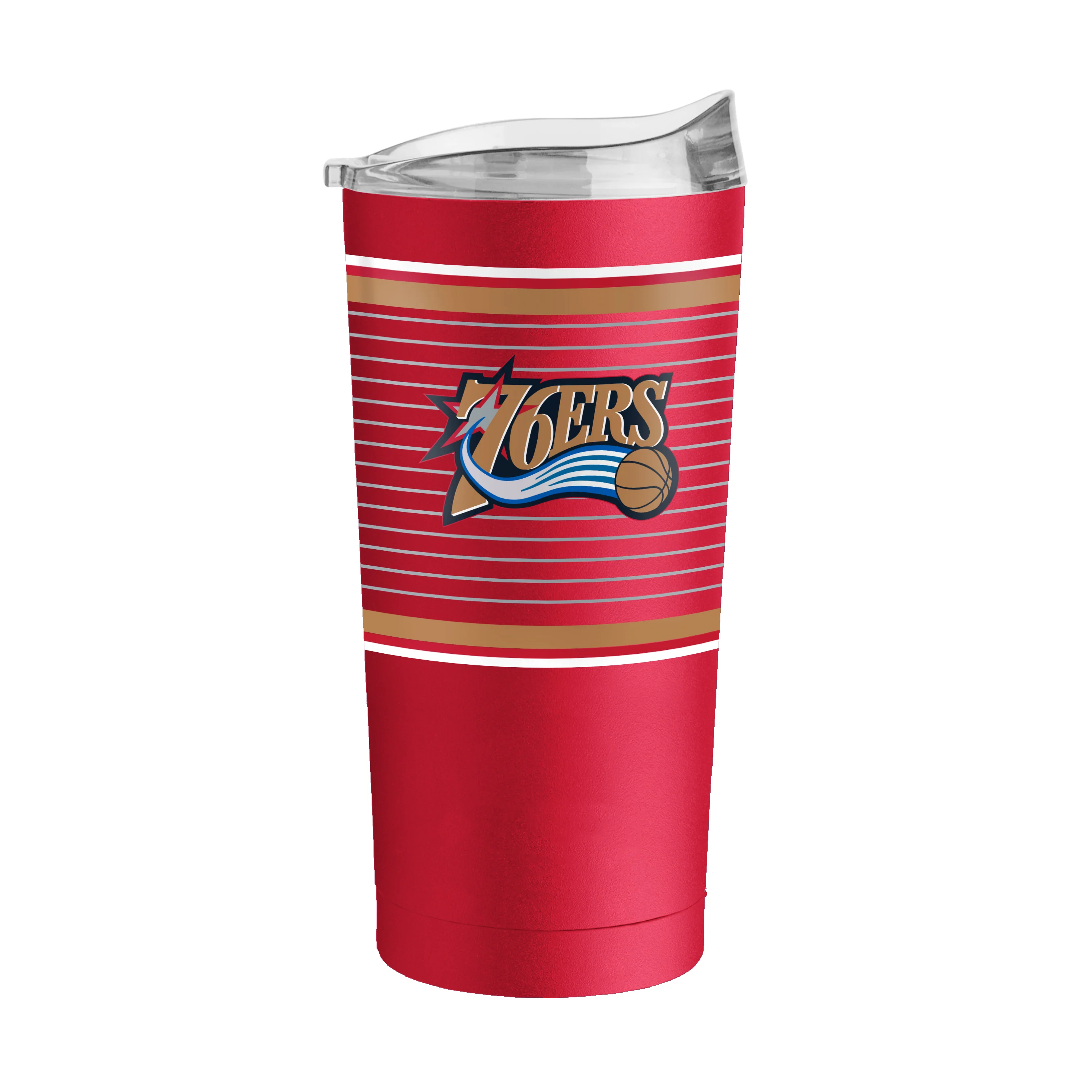 Philadelphia 76ers 20oz Retro Stripe Powder Coat Tumbler - Image 2