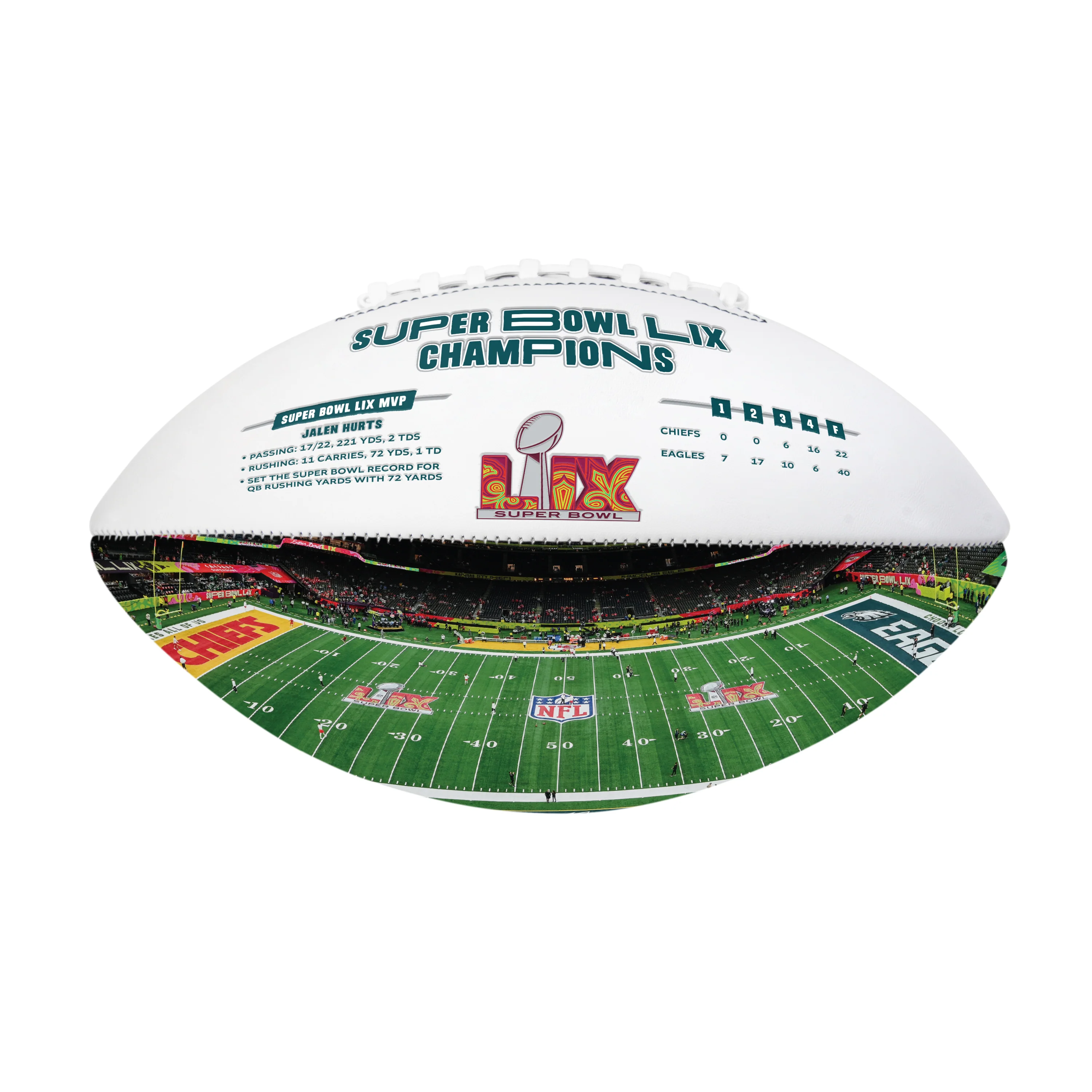 Philadelphia Eagles SB 59 Champions Full Size Debossed Football