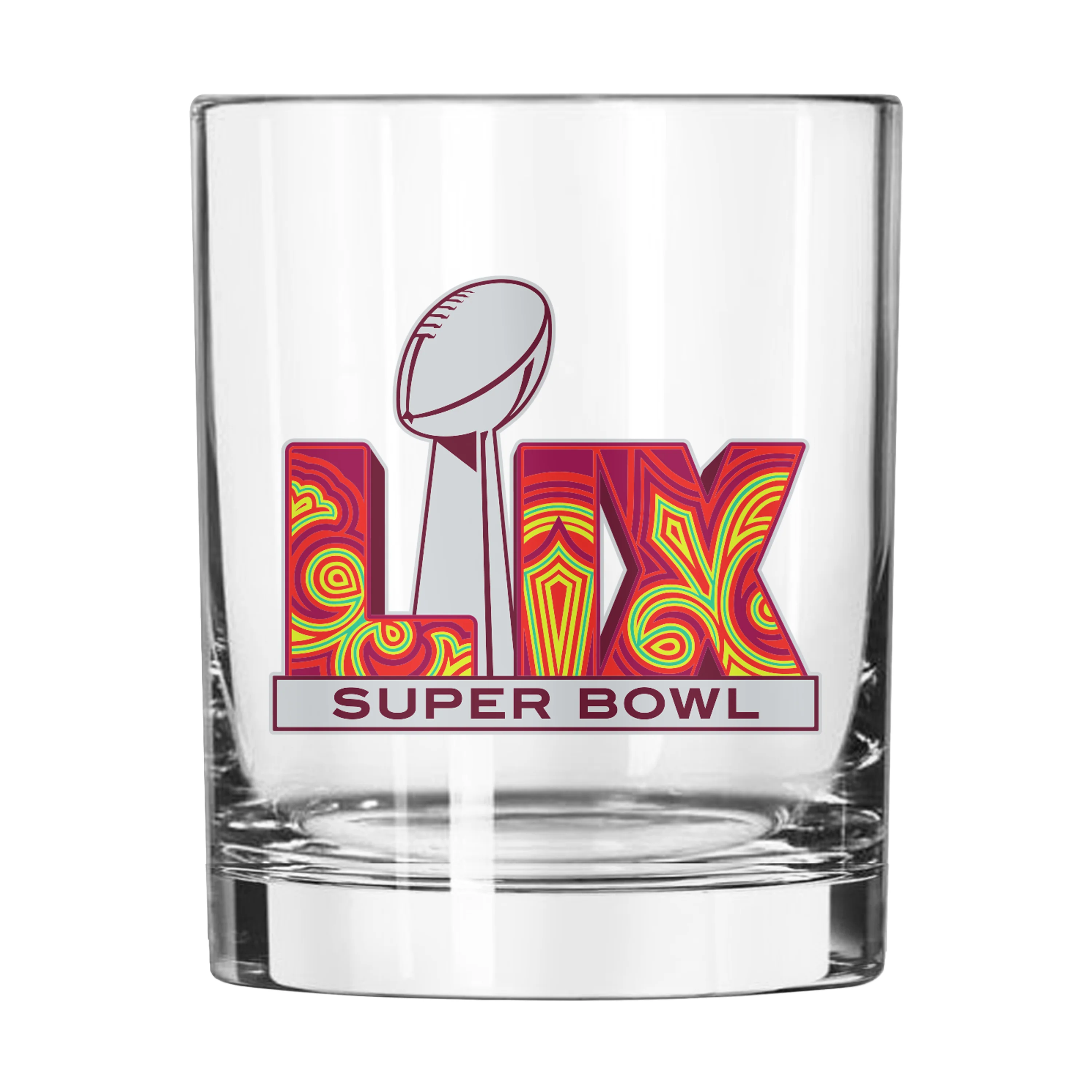 Philadelphia Eagles Super Bowl 59 Champions 14oz Rocks Glass - Image 2