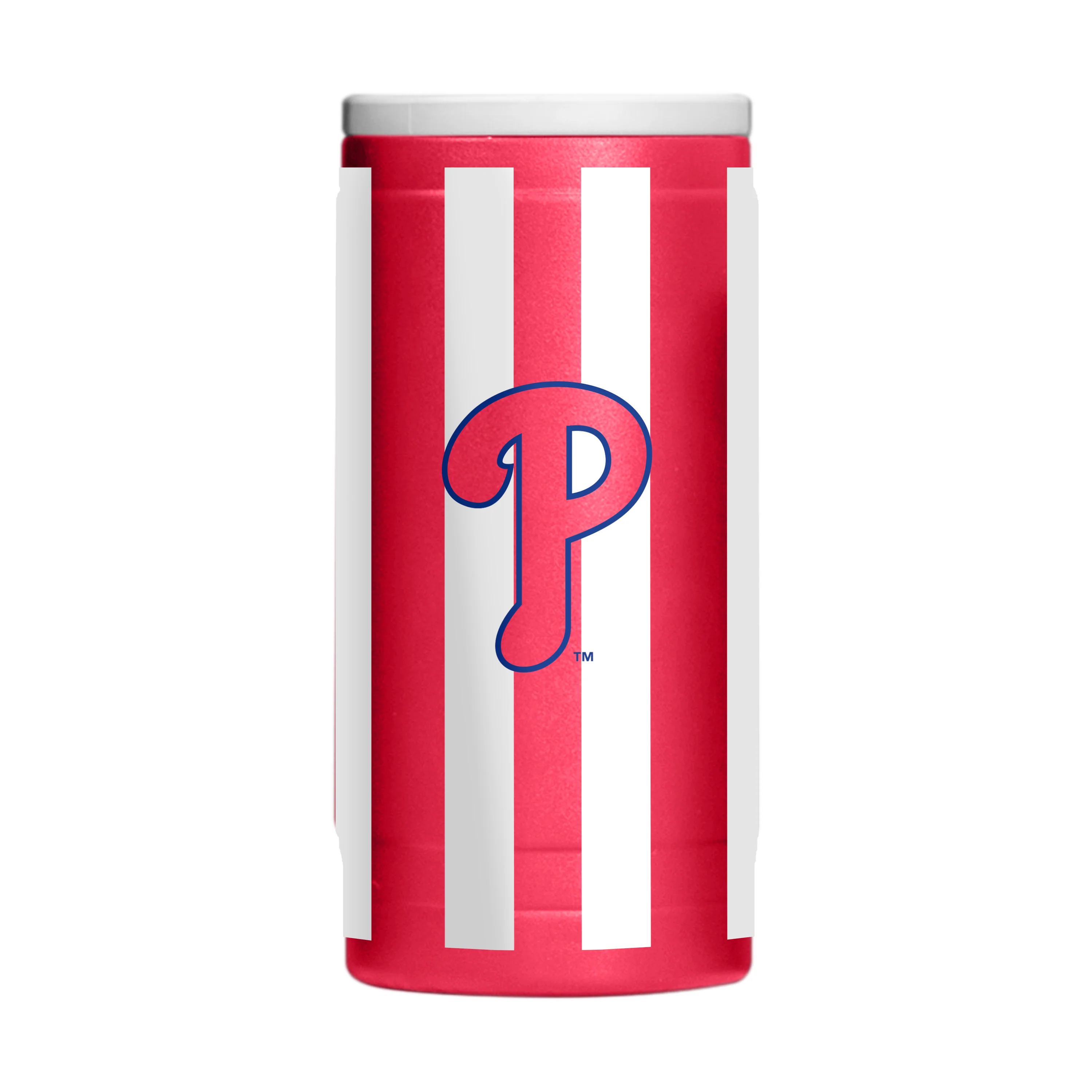 Philadelphia Phillies 12oz Striped Powdercoat SlimCan Coolie - Image 2