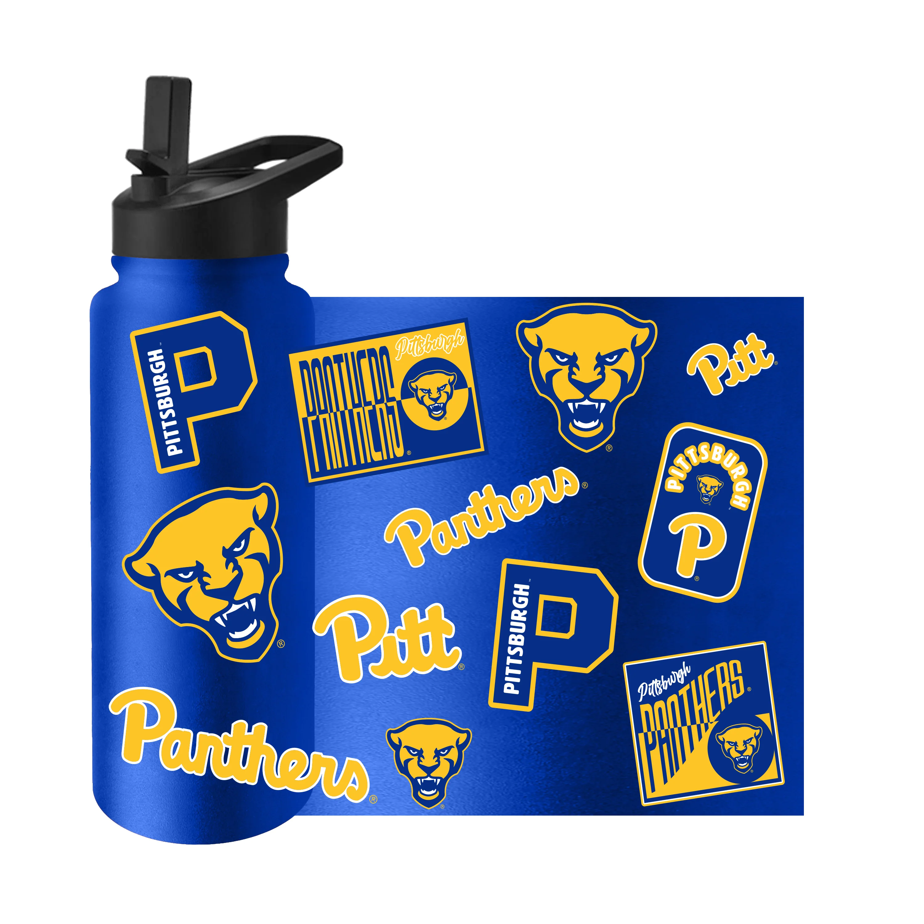 Pittsburgh 34oz Dreamweave Quencher Bottle - Image 3
