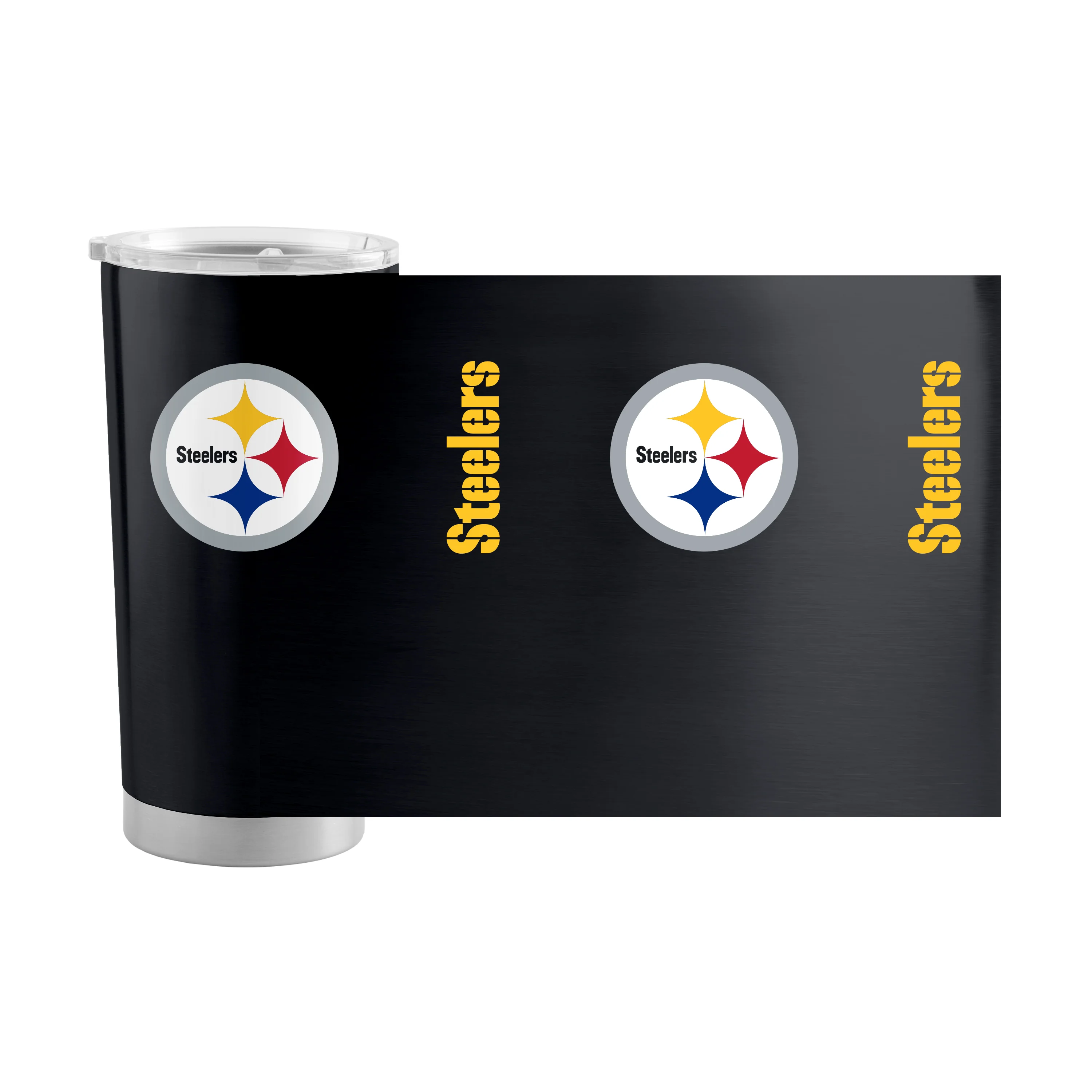 Pittsburgh Steelers 20oz Gameday Stainless Steel Tumbler - Image 2