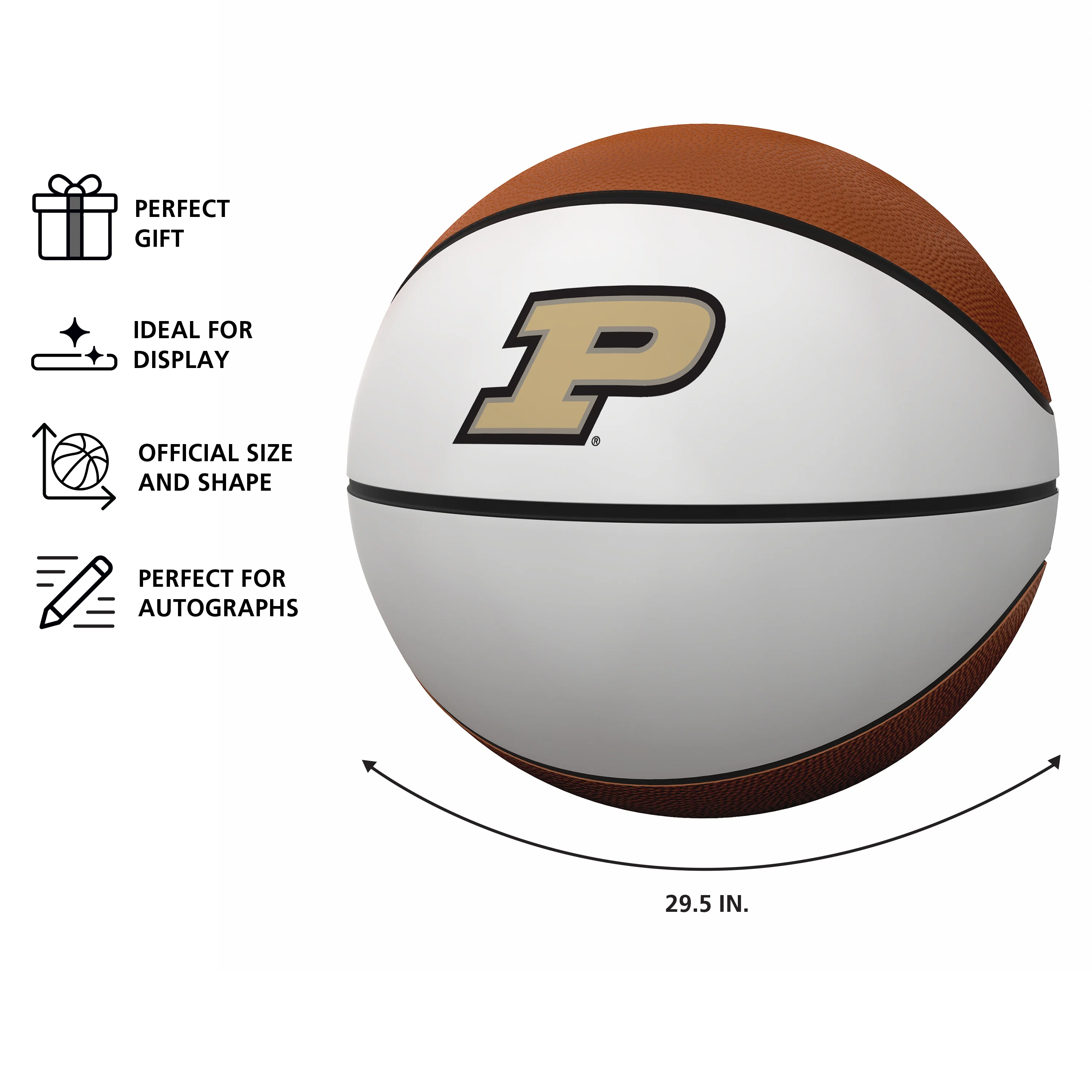 Purdue Official-Size Autograph Basketball - Image 3
