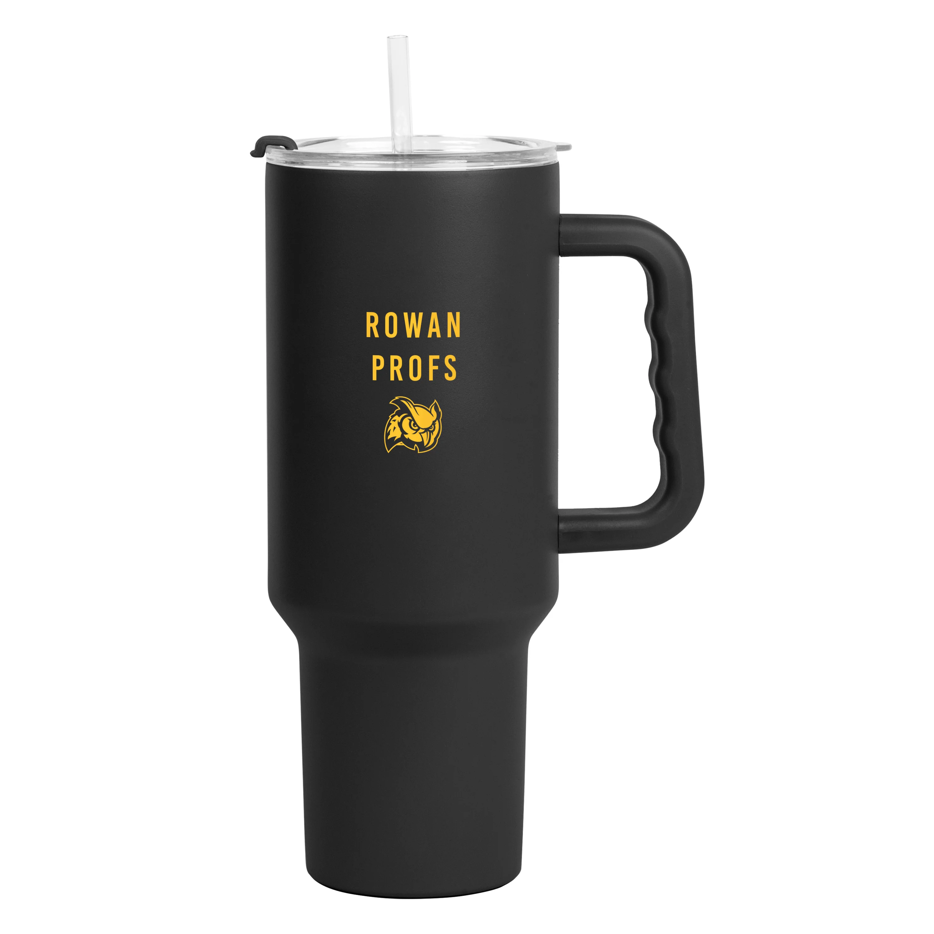 Rowan University 40oz Black Tonal Powder Coat Tumbler - Image 2