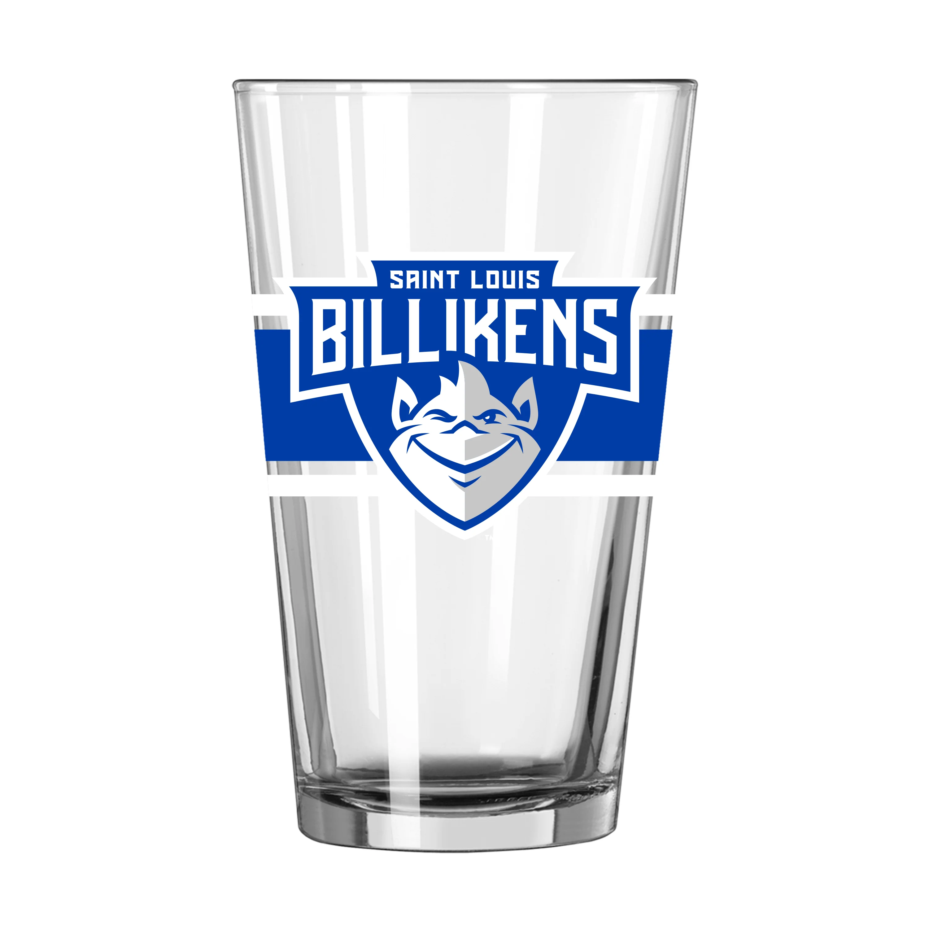 Saint Louis Univ 16oz Stripe Pint Glass