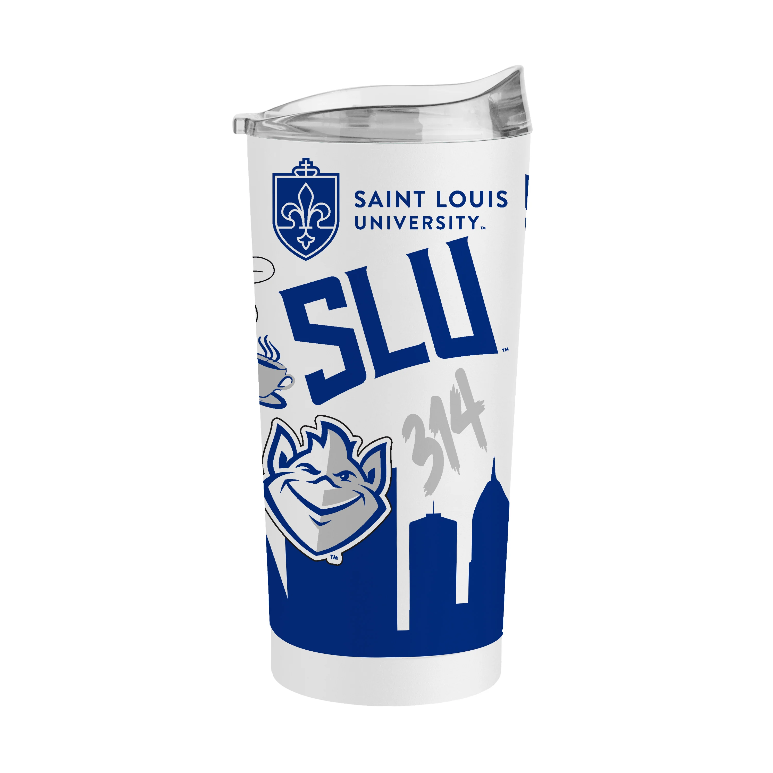 Saint Louis Univ 20oz Native Powder Coat Tumbler - Image 2
