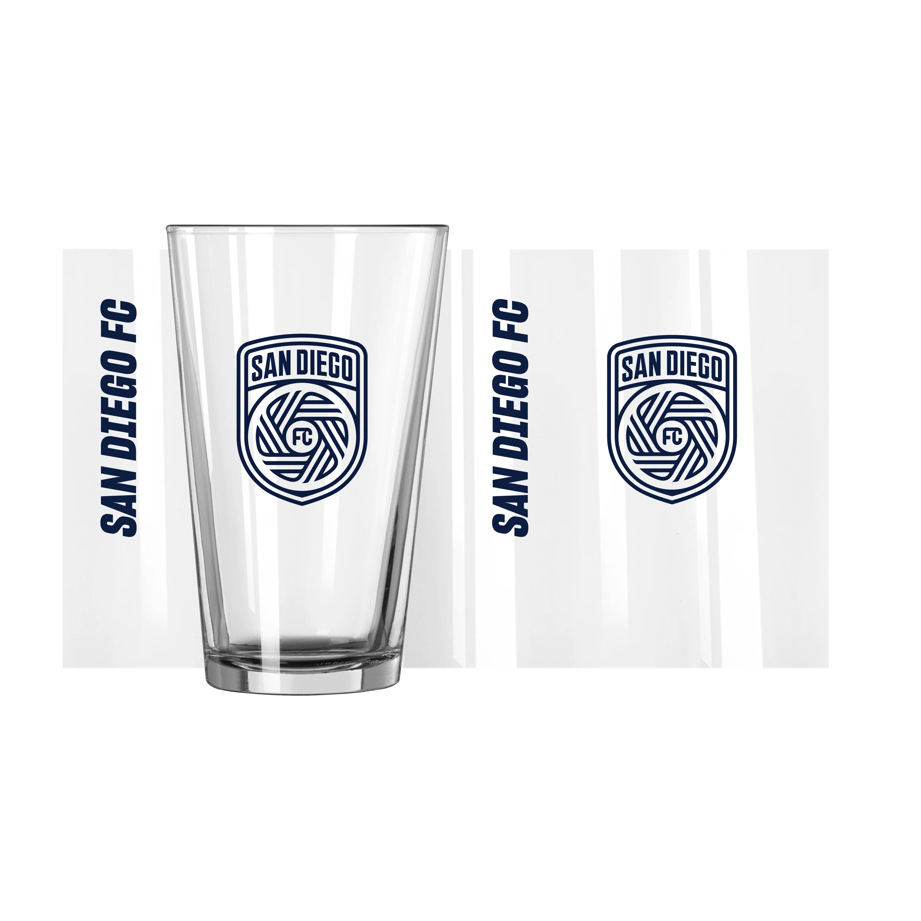 San Diego FC 16oz Gameday Pint Glass - Image 2