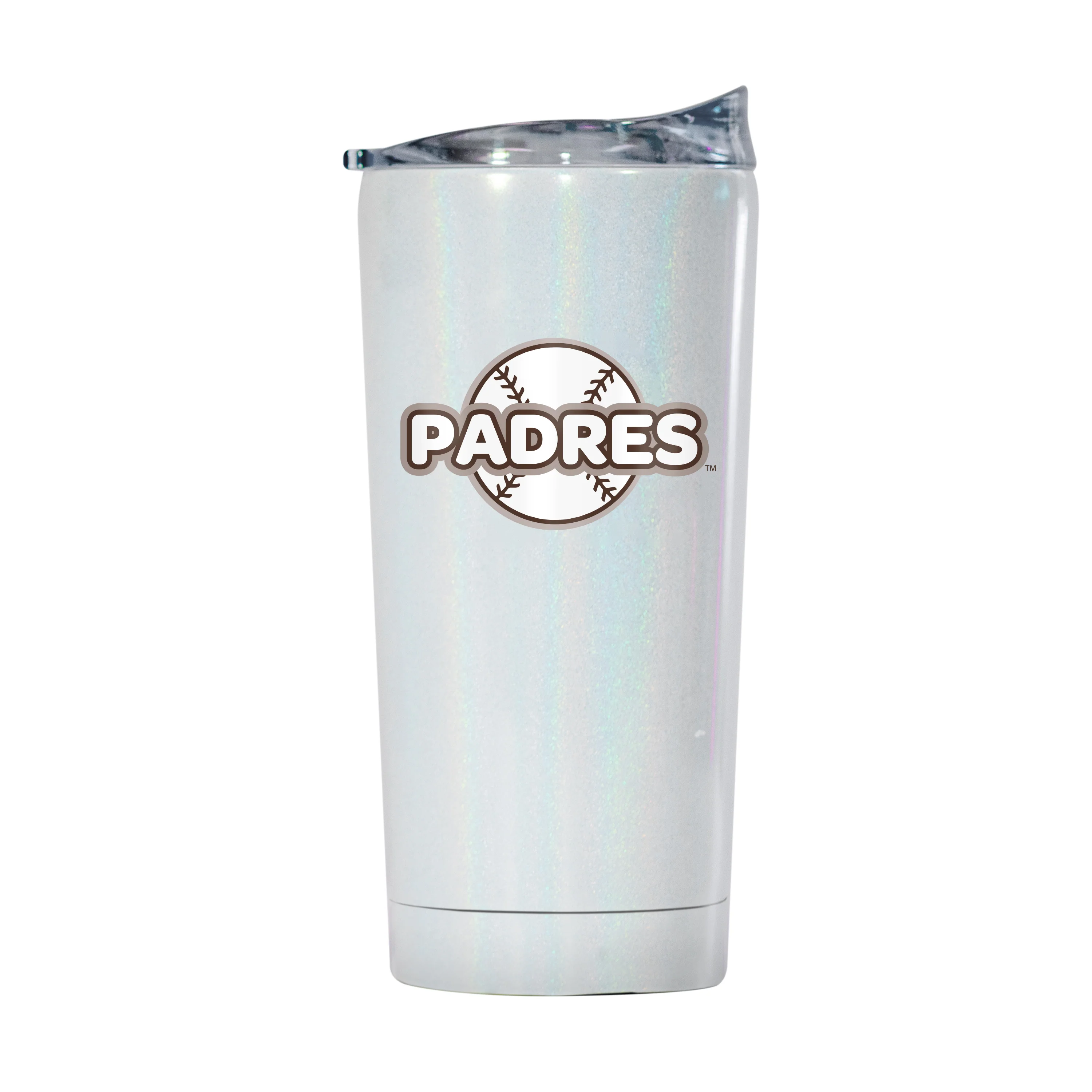 San Diego Padres 20oz Bubble Iridescent Tumbler - Image 2