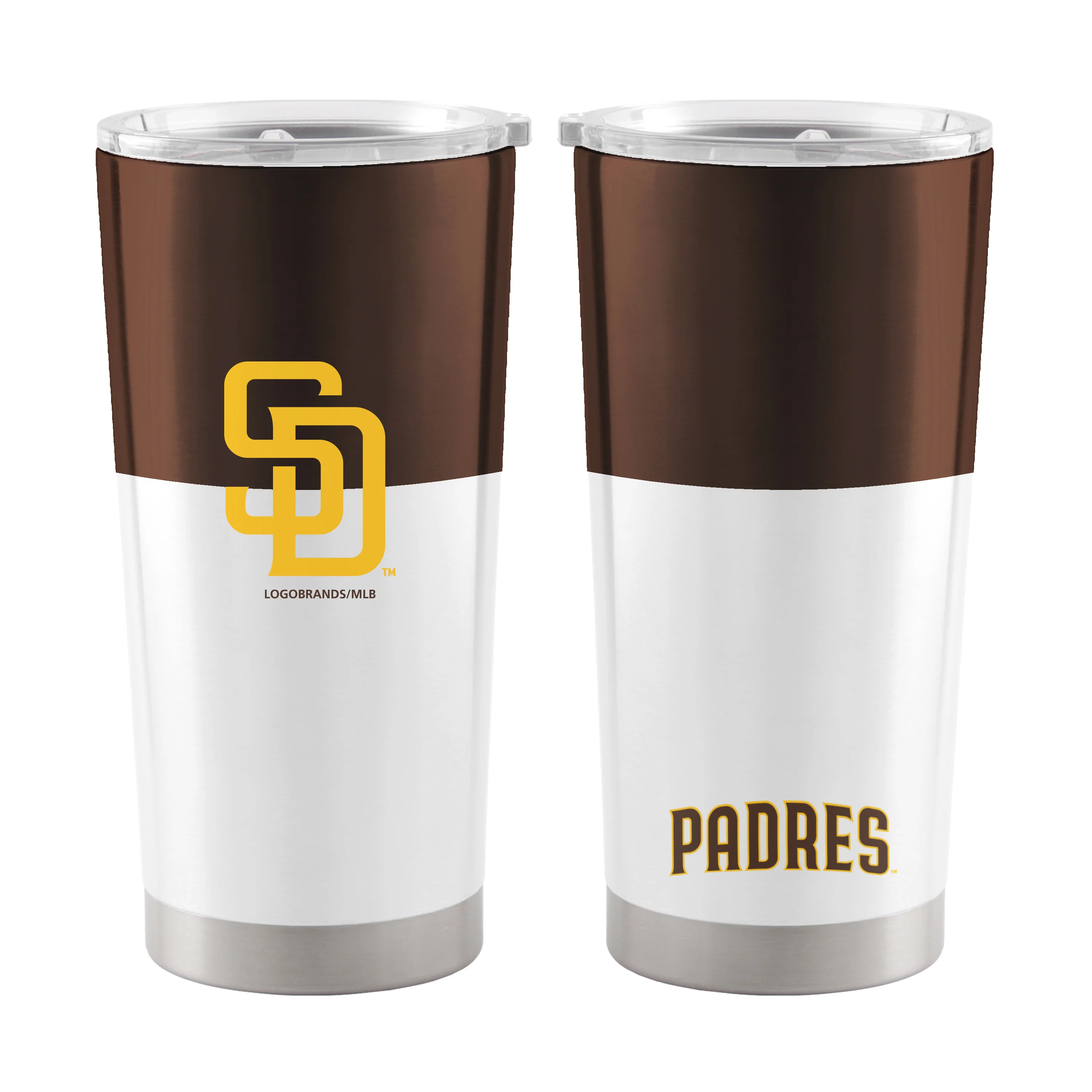 San Diego Padres 20oz Colorblock Stainless Steel Tumbler