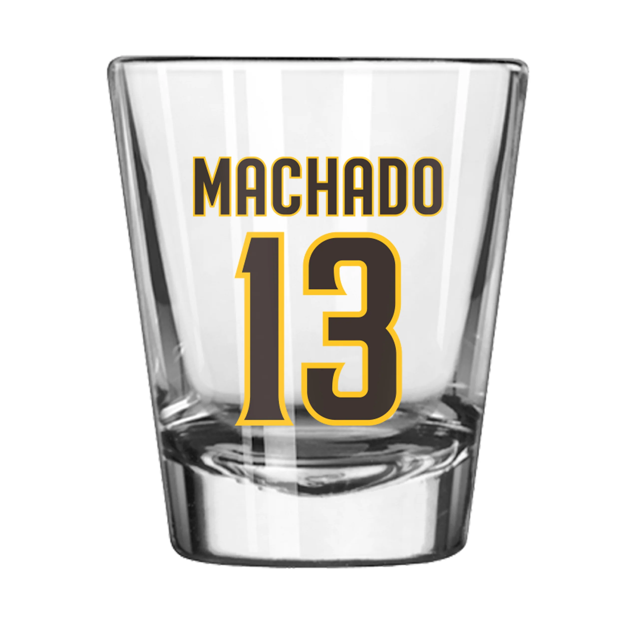 San Diego Padres 2oz Manny Machado Stripe Shot Glass