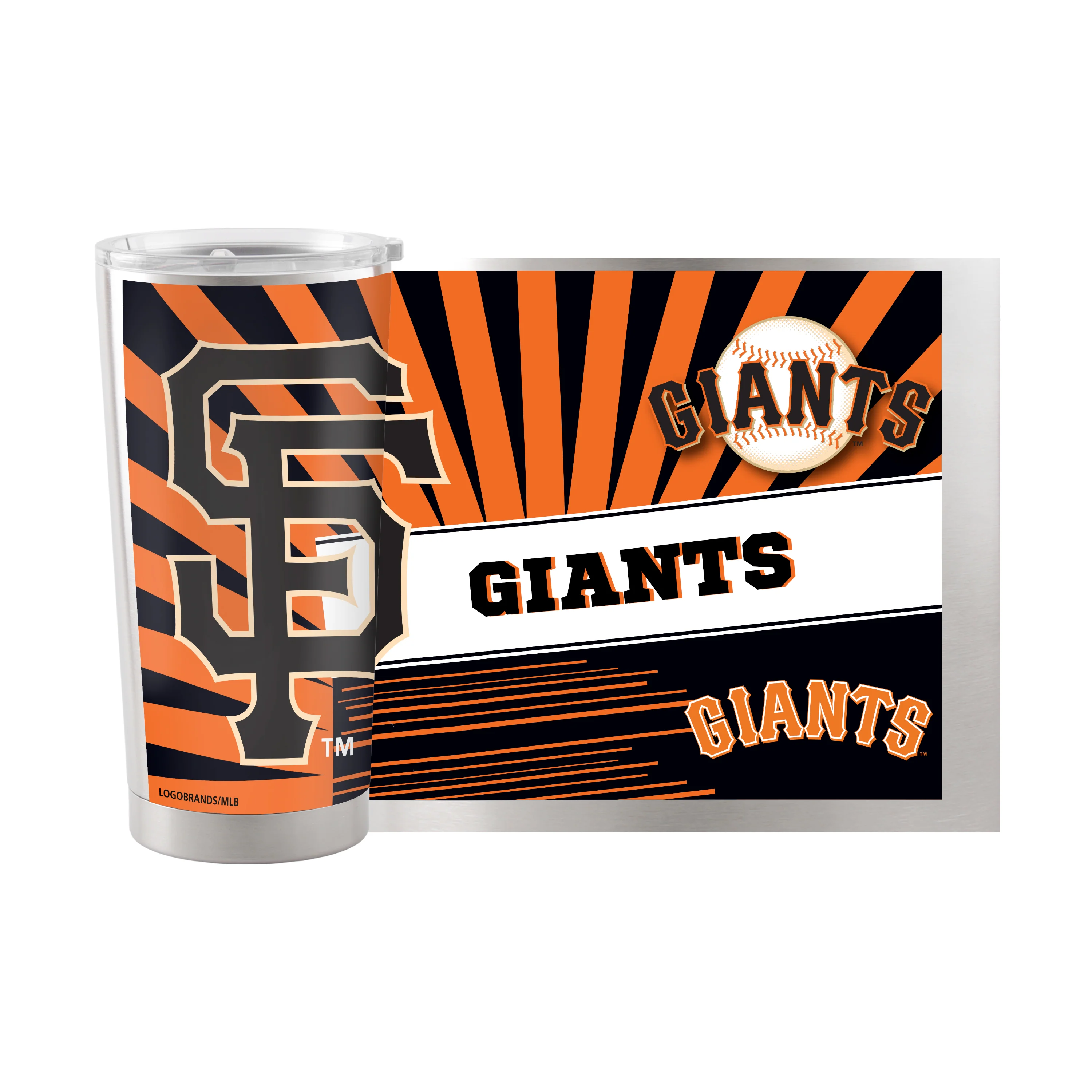 San Francisco Giants 20oz Mascot Stainless Steel Tumbler - Image 2