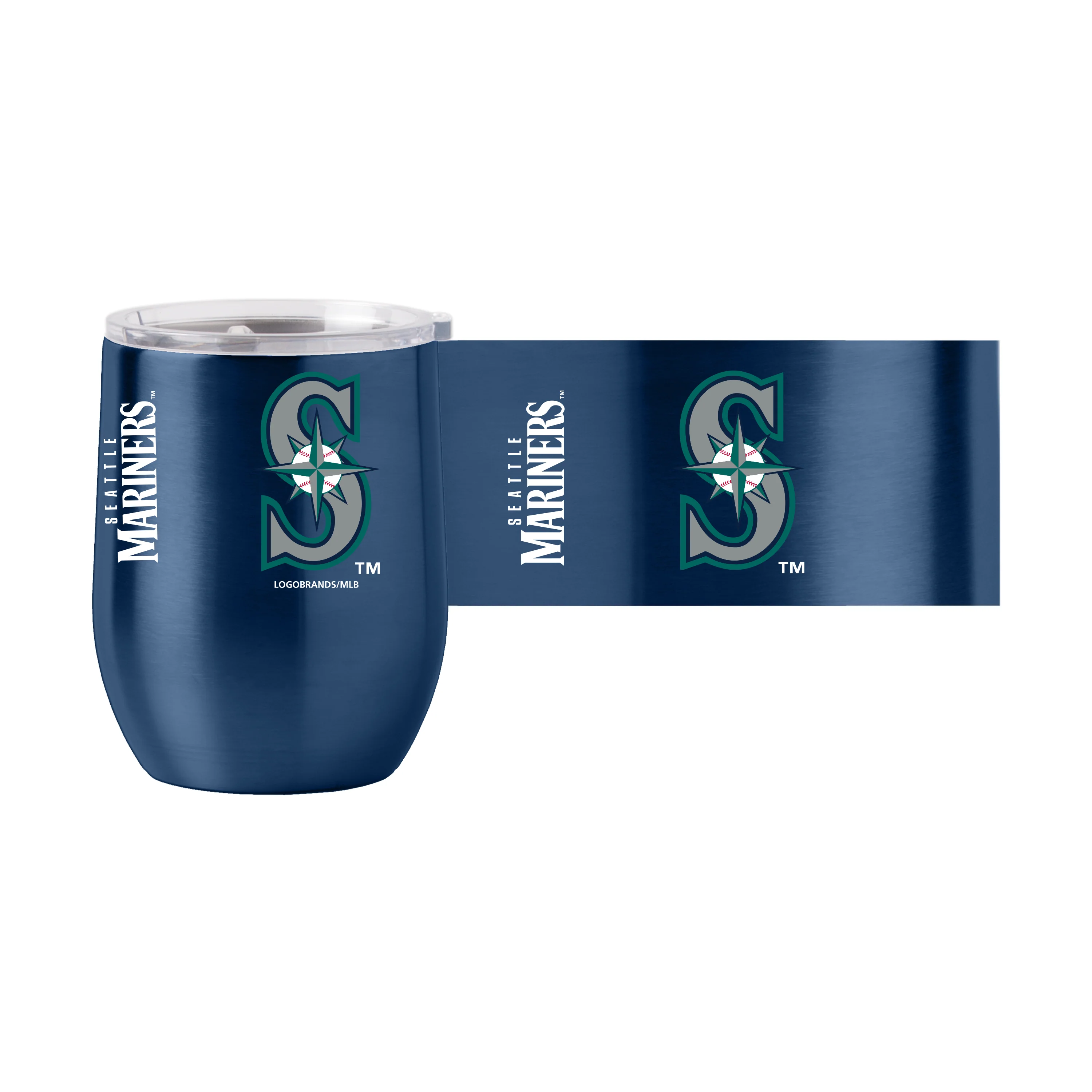 Seattle Mariners GAMEDAY 16oz Curved Beverage - Image 2
