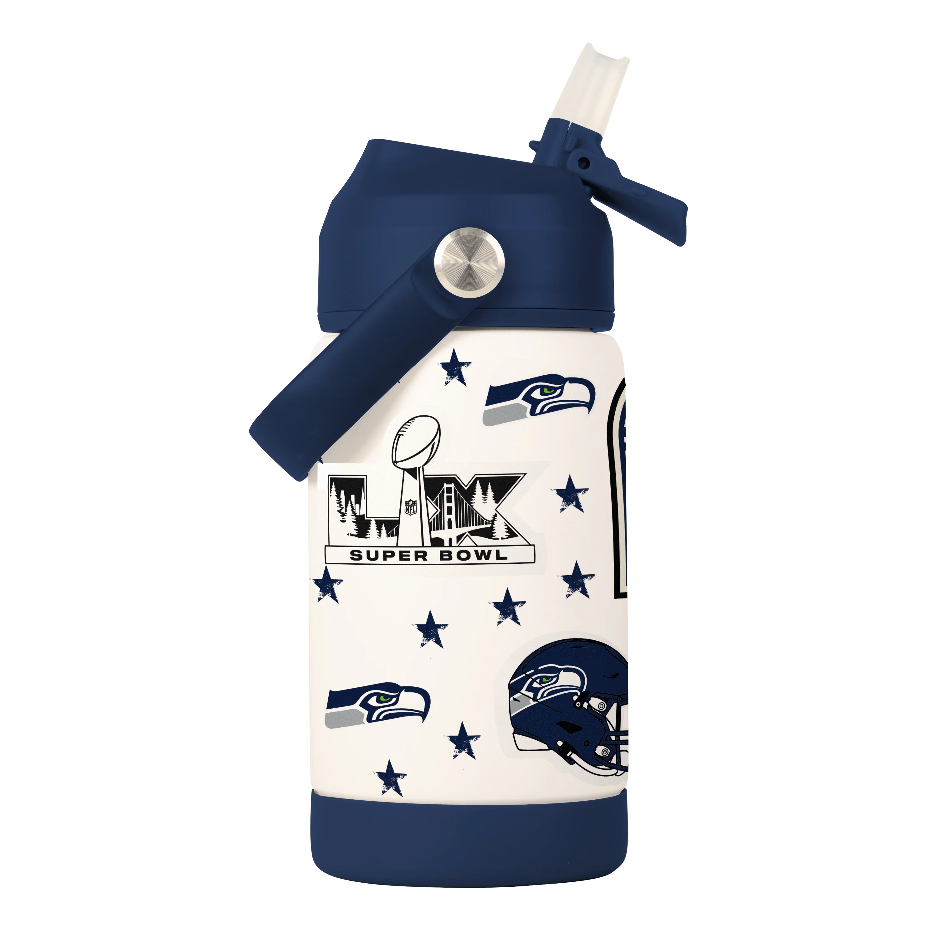 Seattle Seahawks Super Bowl 60 Champions 12oz Kids Bottle