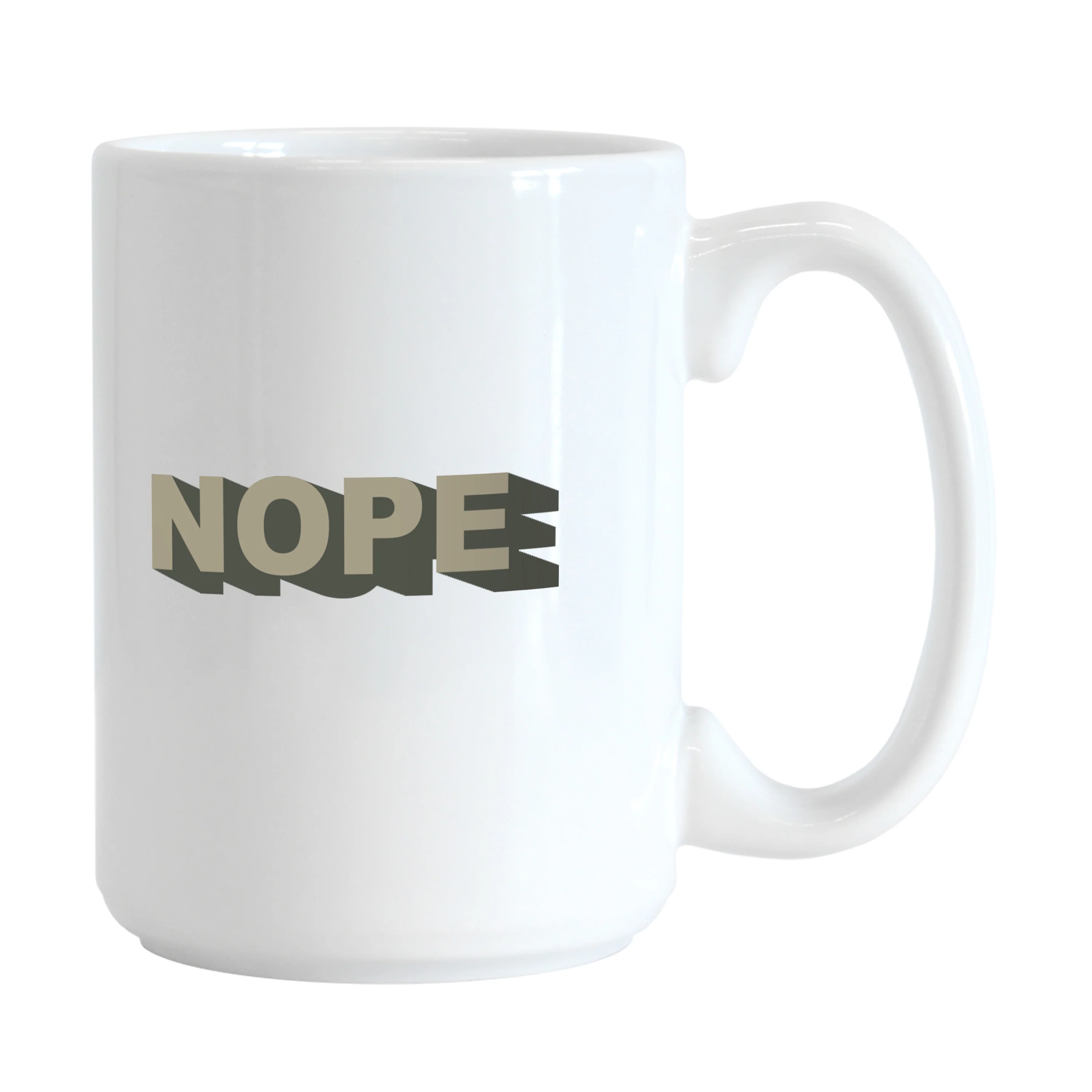 Snarky Mug Nope 15oz Sublimated Mug - Image 2