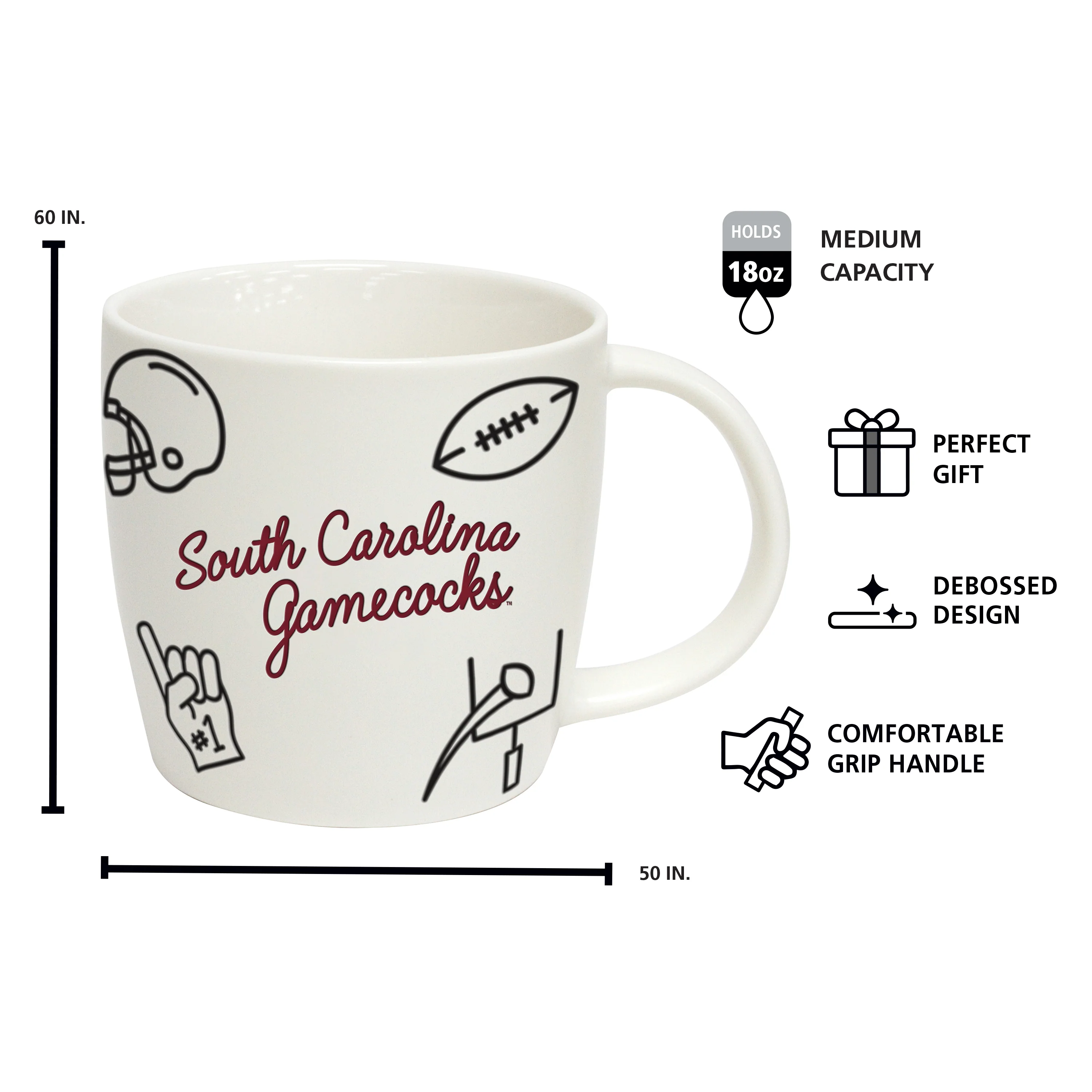 South Carolina 18oz Playmaker Mug - Image 5