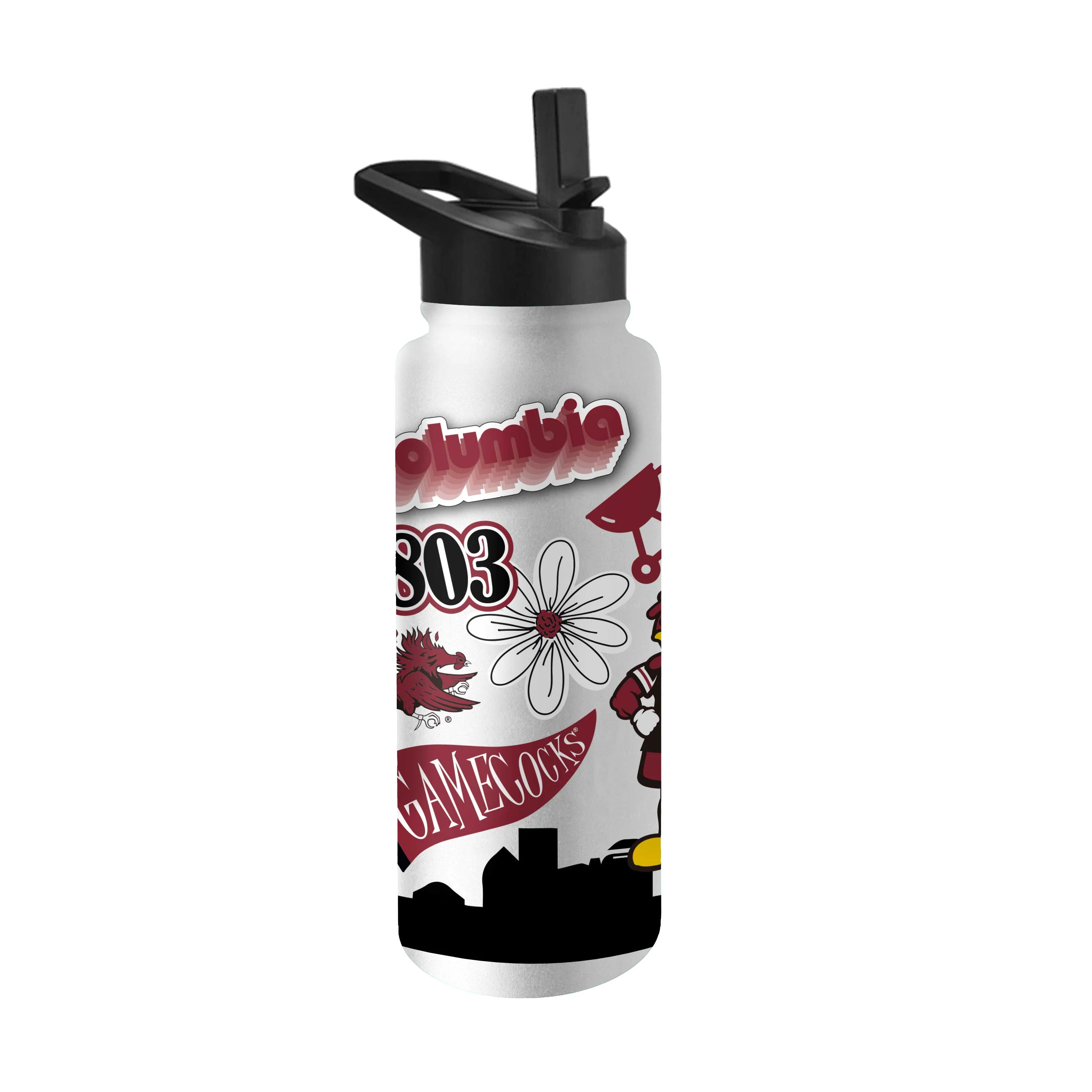 South Carolina 34oz Native Quencher Bottle - Image 3