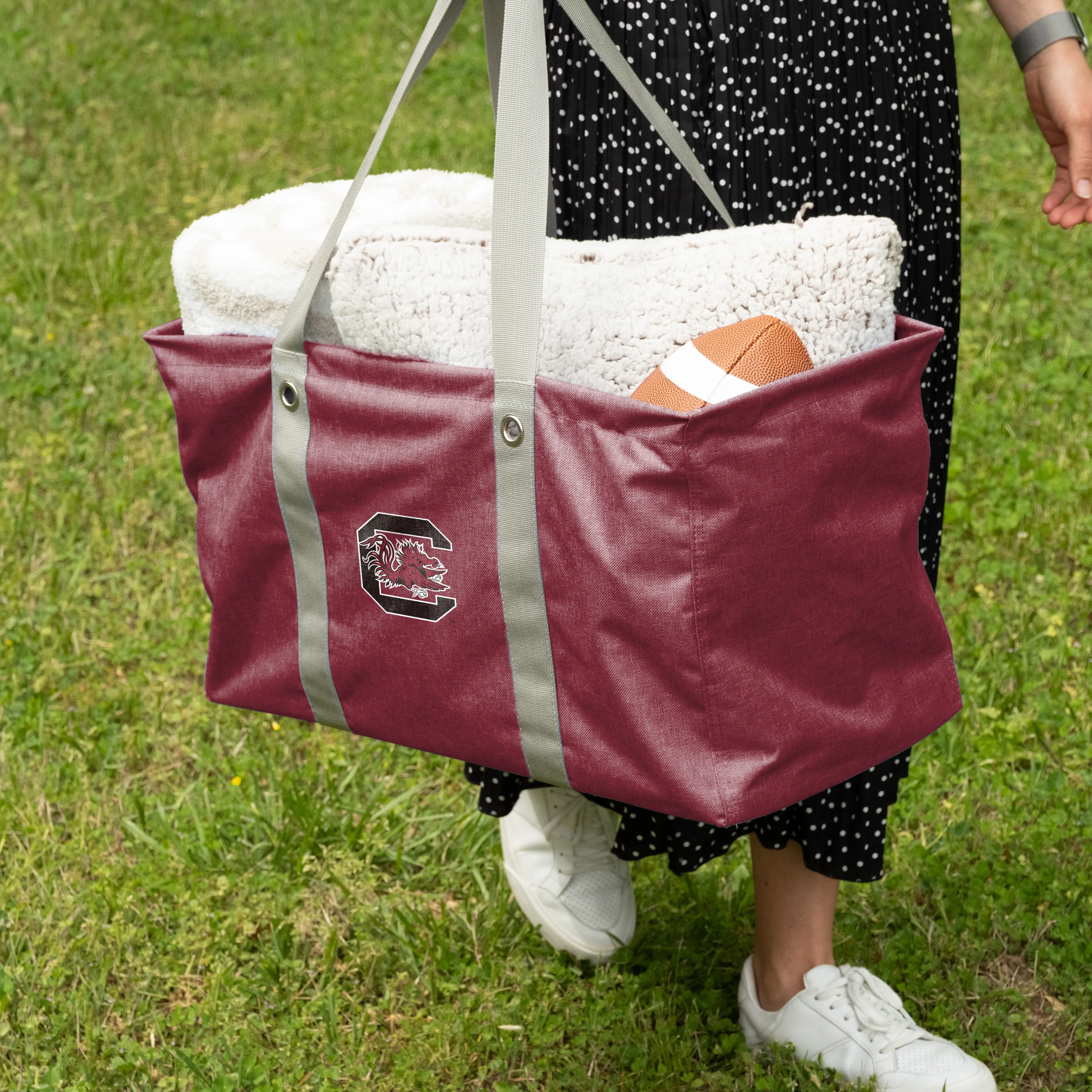 South Carolina Crosshatch Picnic Caddy - Image 2
