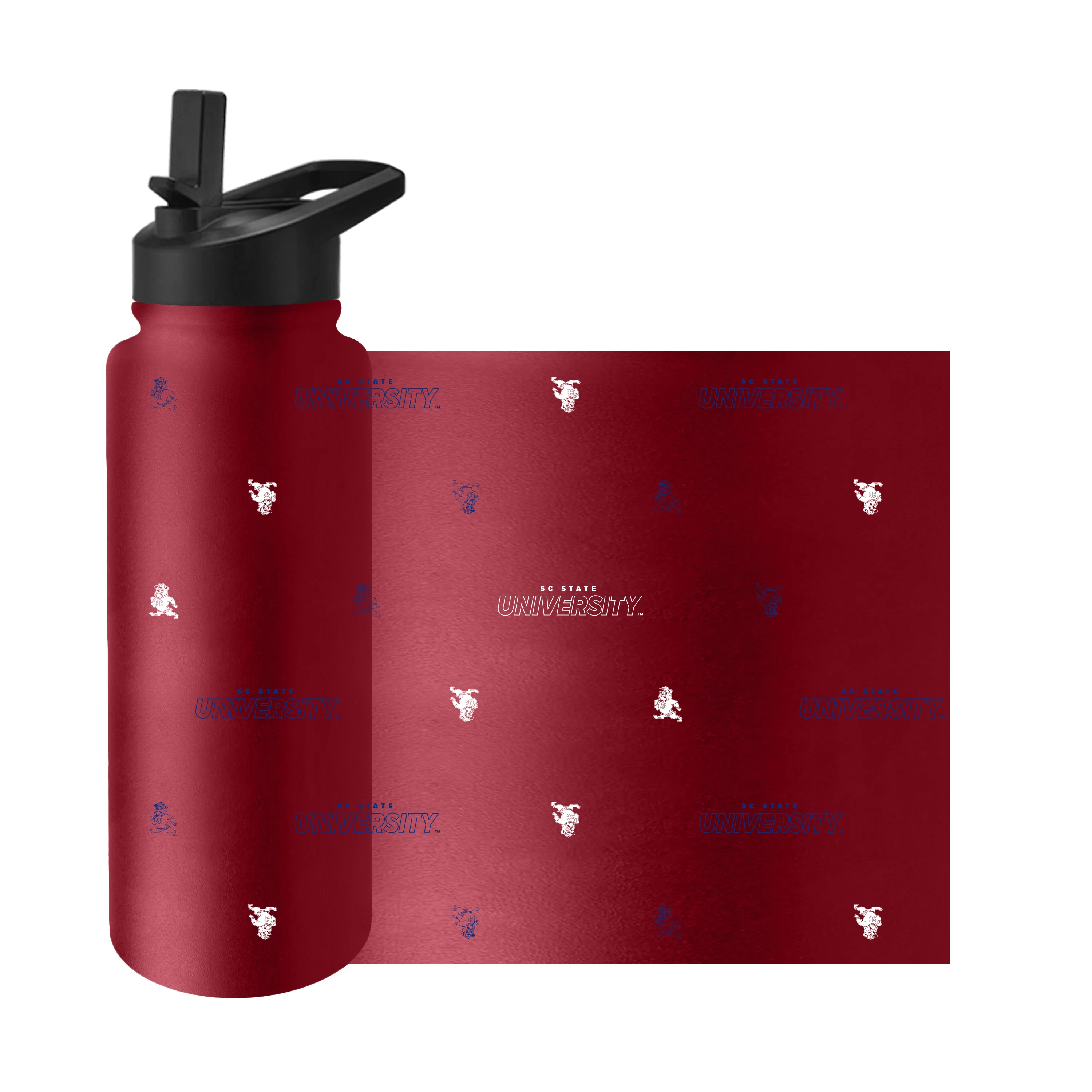 South Carolina State 34oz Step And Repeat Quencher Bottle - Image 3