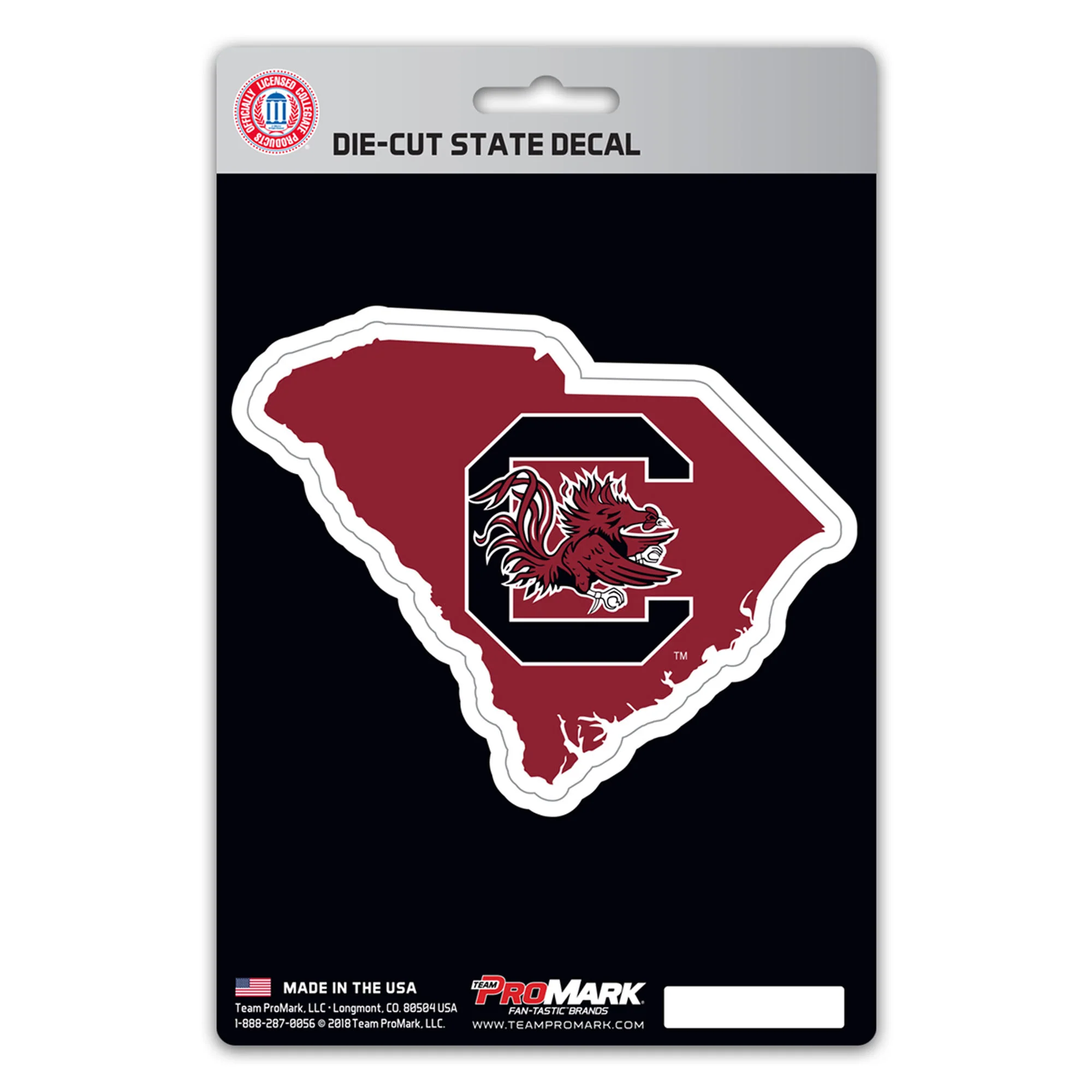 South Carolina State Shape Decal