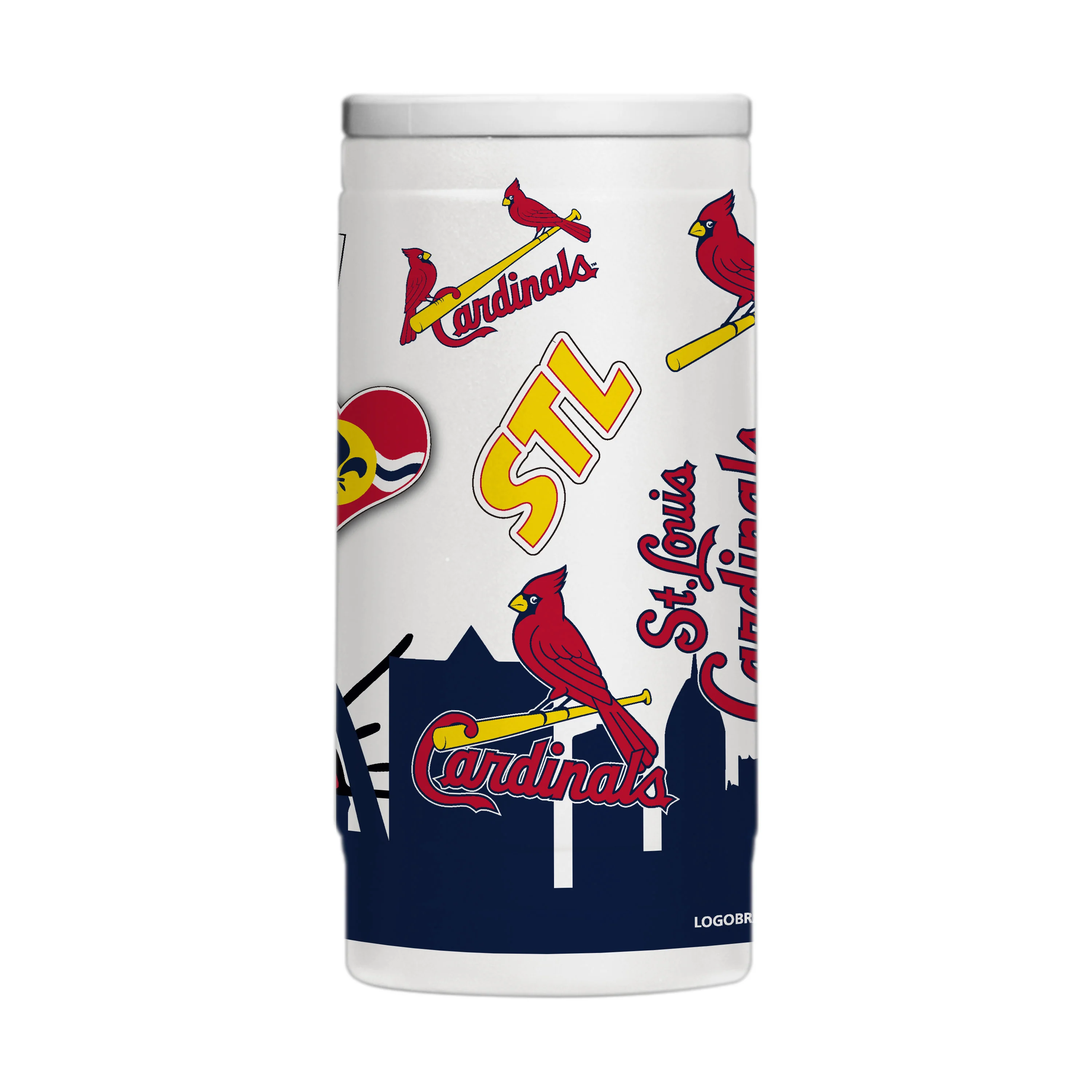 St. Louis Cardinals 12oz Native Powdercoat SlimCan Coolie - Image 2