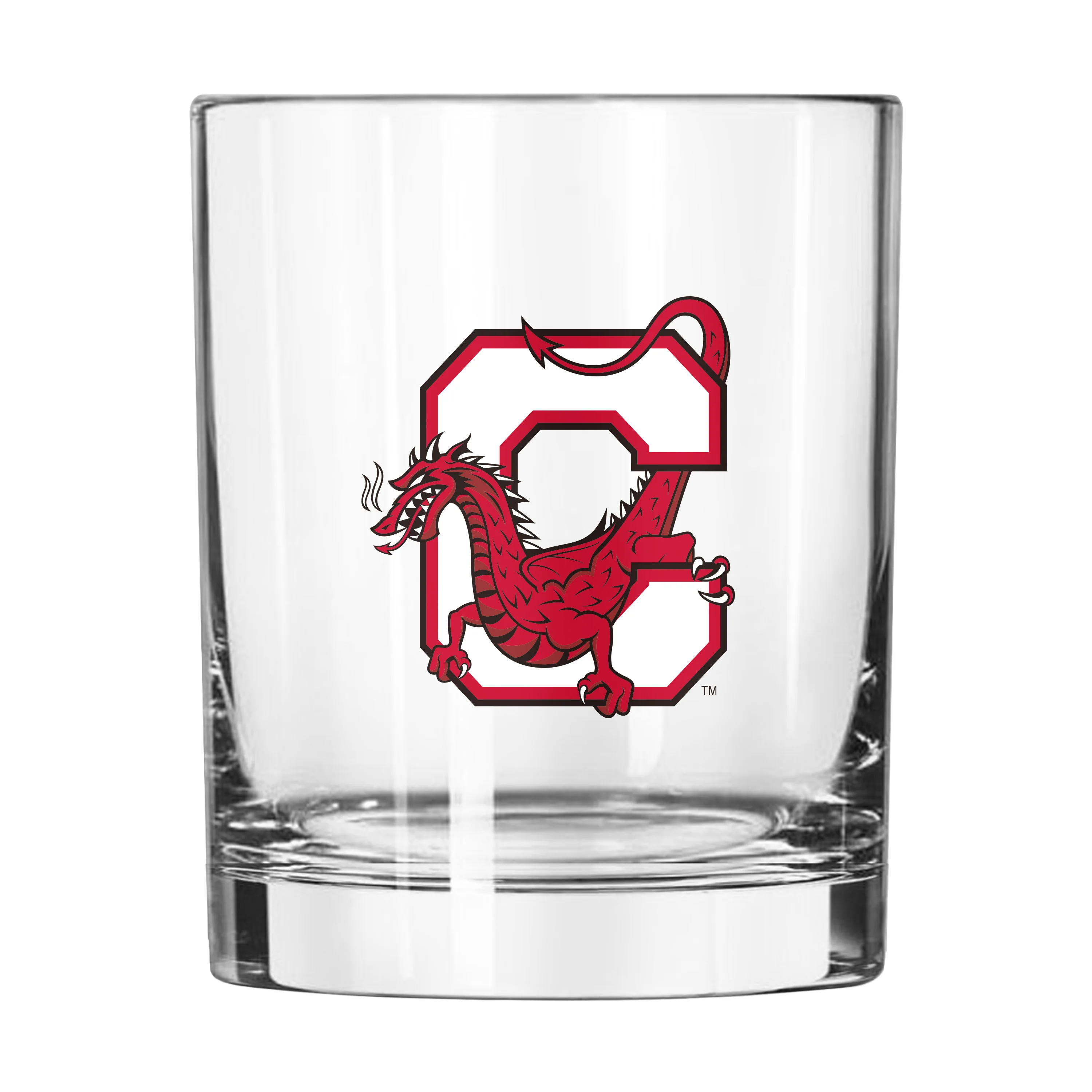 SUNY Cortland 14oz Logo Rocks Glass
