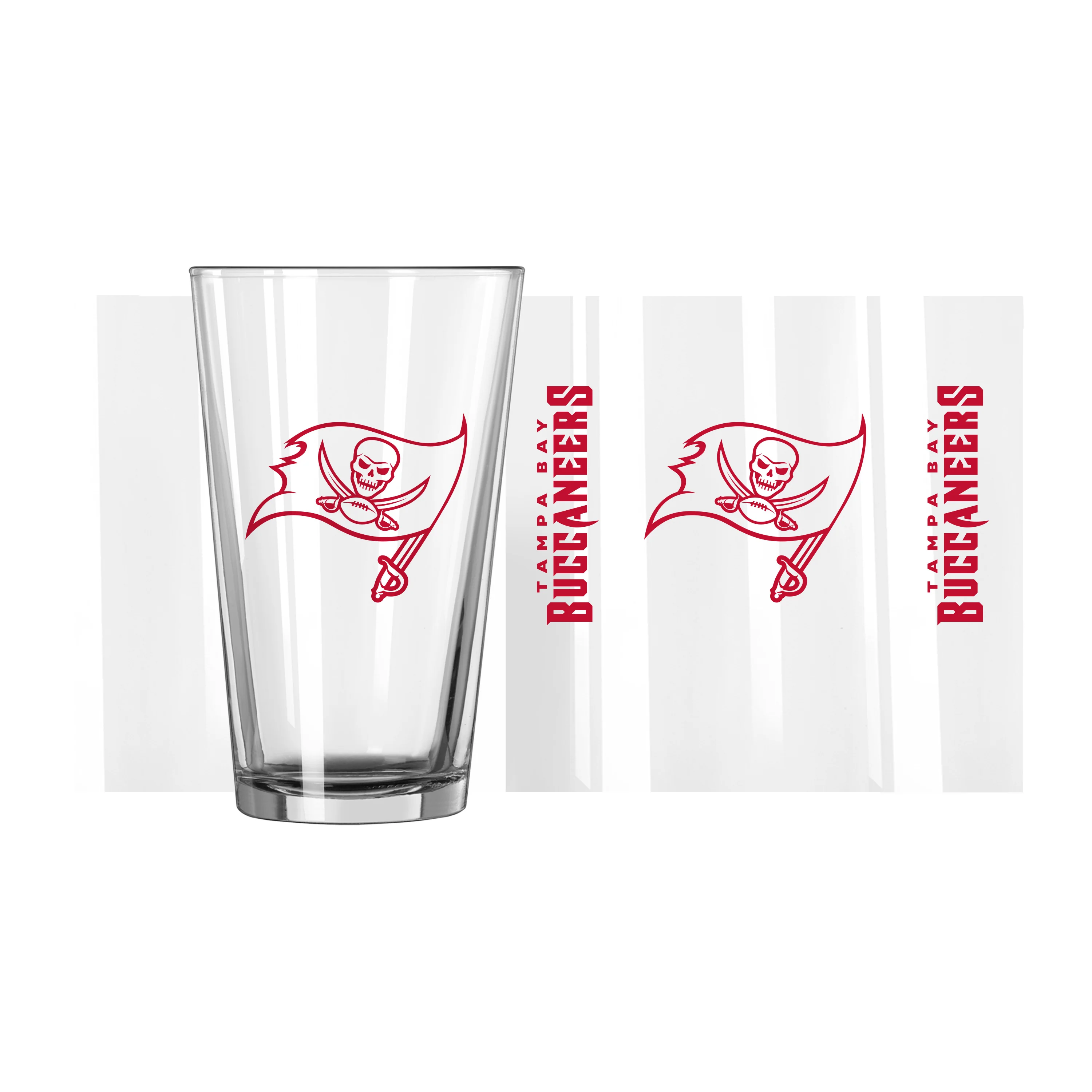 Tampa Bay Buccaneers 16oz Gameday Pint Glass - Image 2