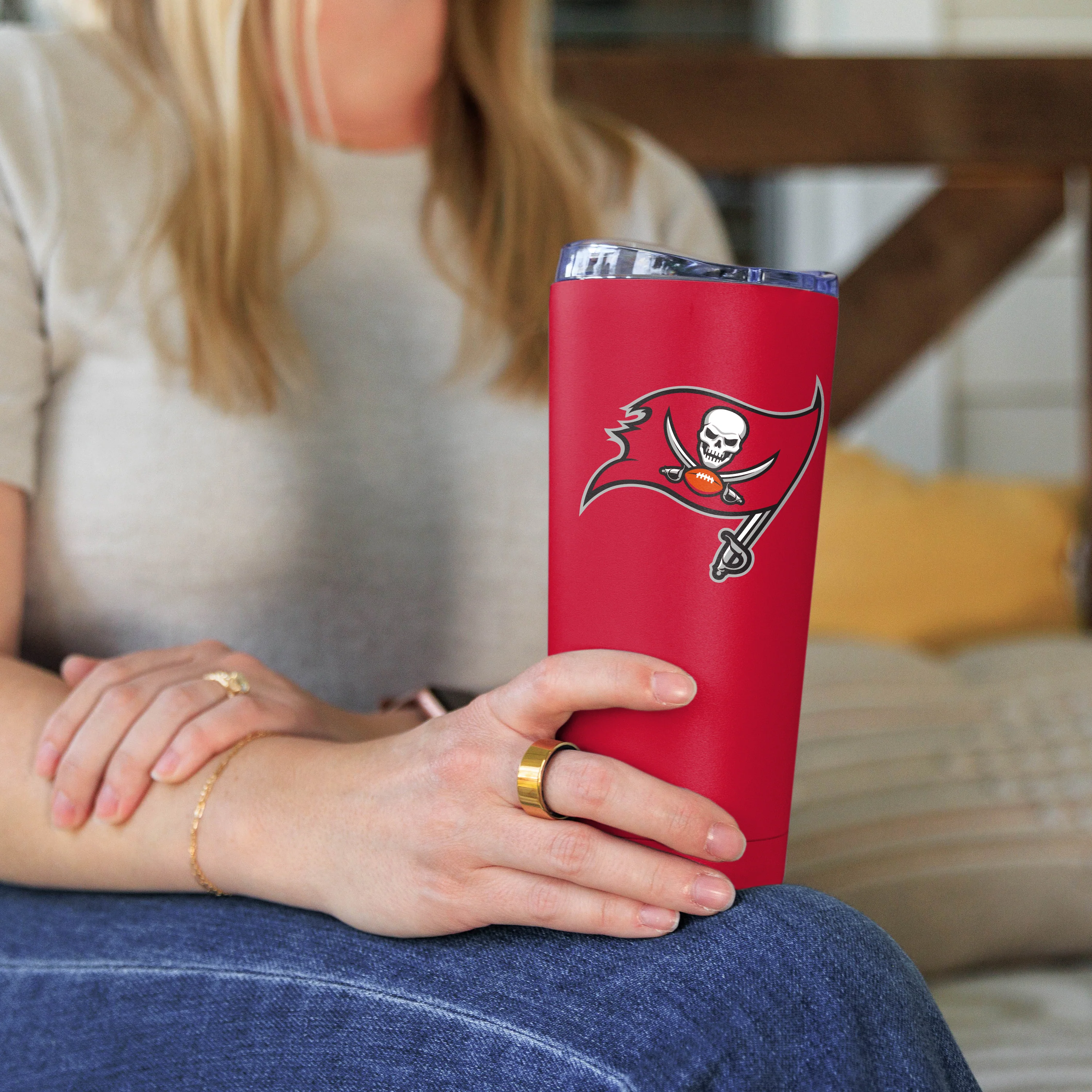 Tampa Bay Buccaneers 20oz Flipside Powder Coat Tumbler - Image 4