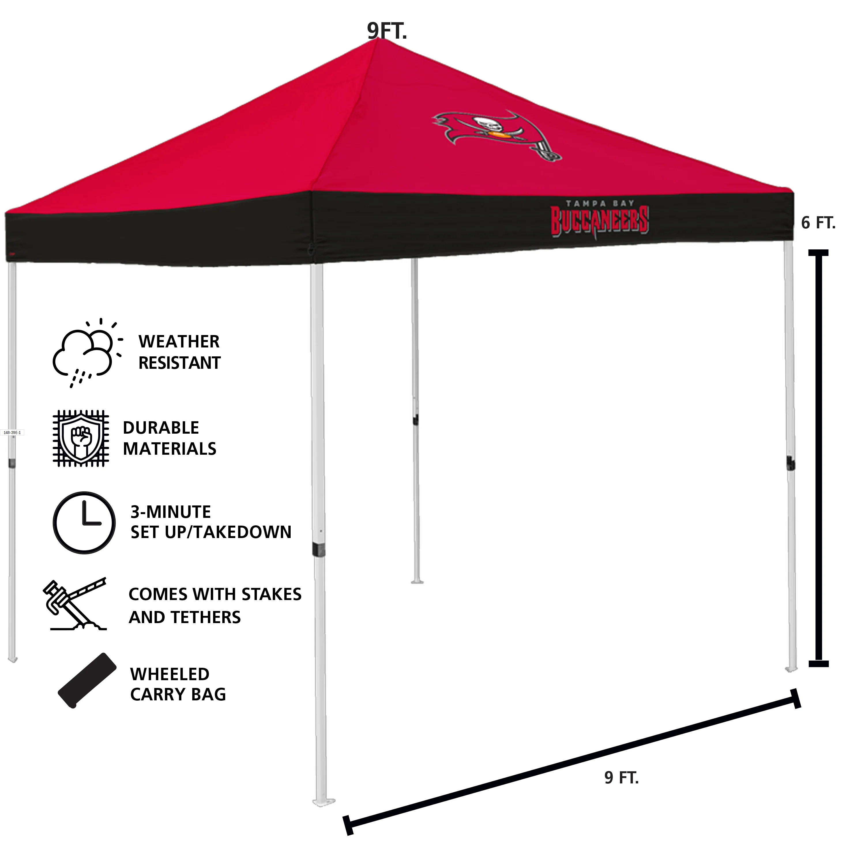 Tampa Bay Buccanneers Economy Canopy - Image 3