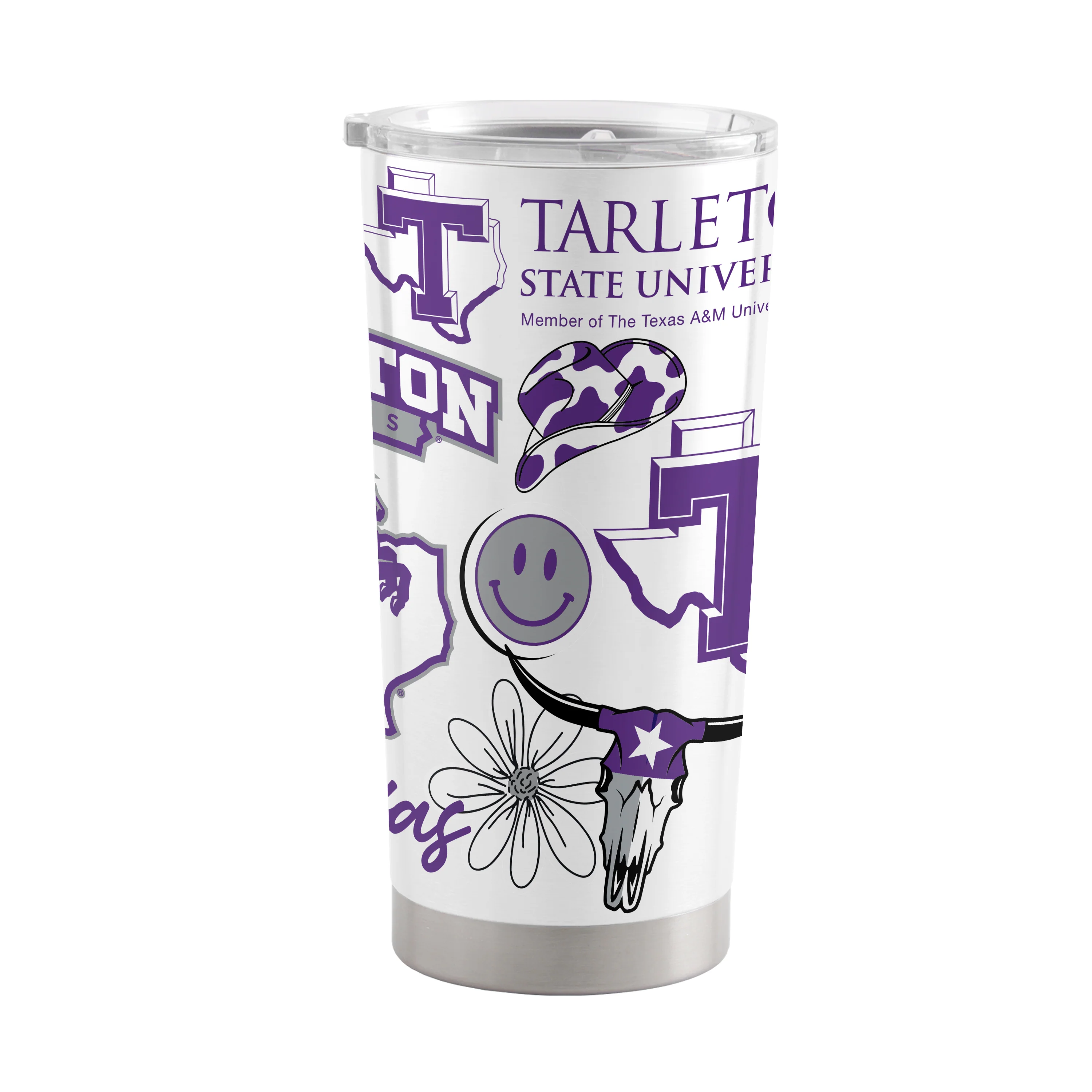 Tarleton State 20oz Native Stainless Tumbler - Image 2