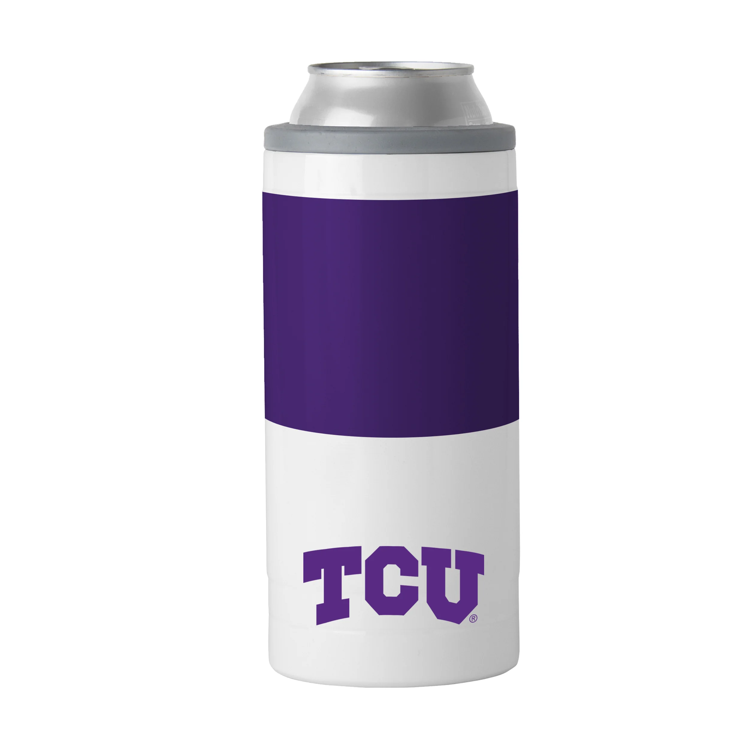 TCU 12oz Colorblock Slim Can Coolie - Image 2