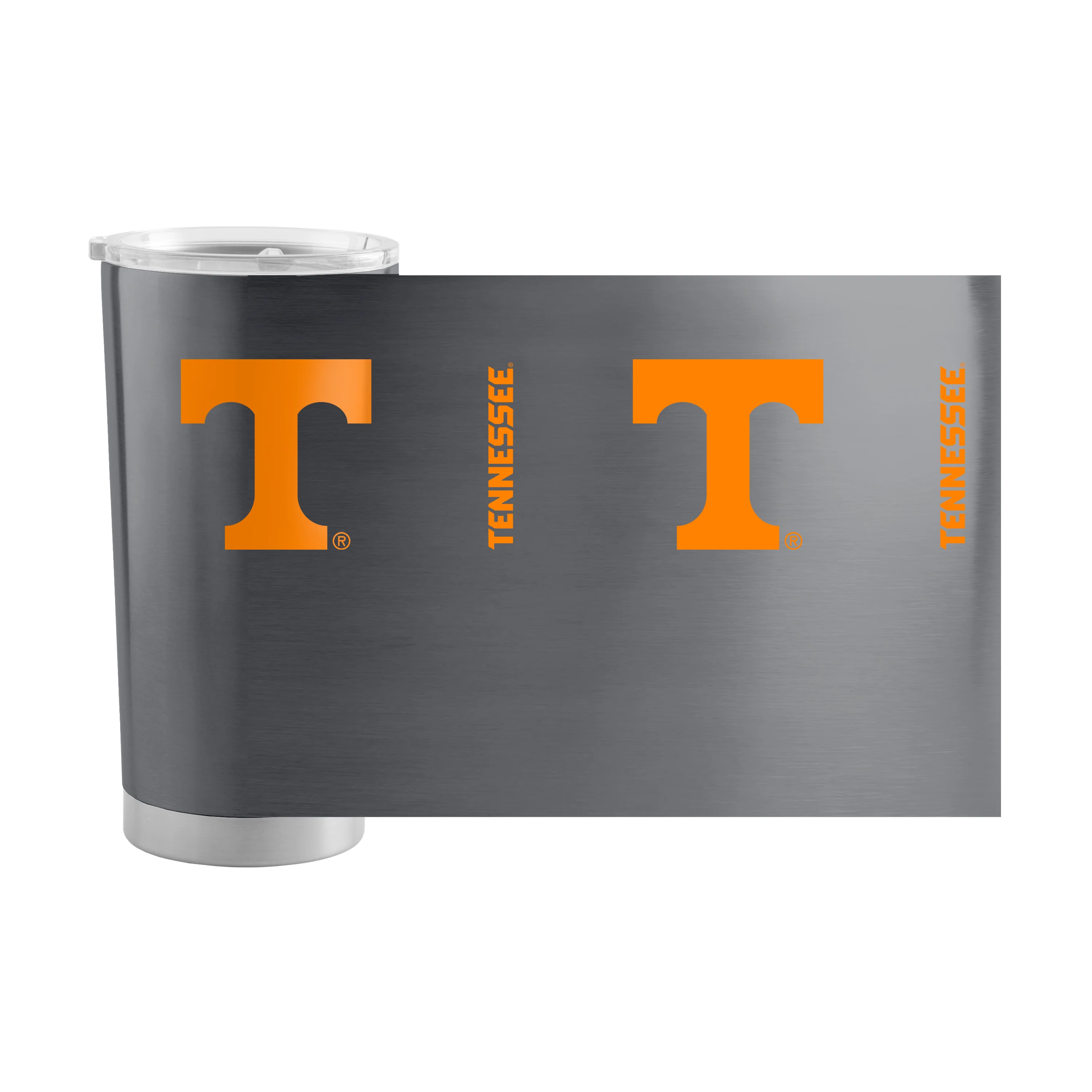 Tennessee 20oz Charcoal Gameday Powder Coat Tumbler - Image 2