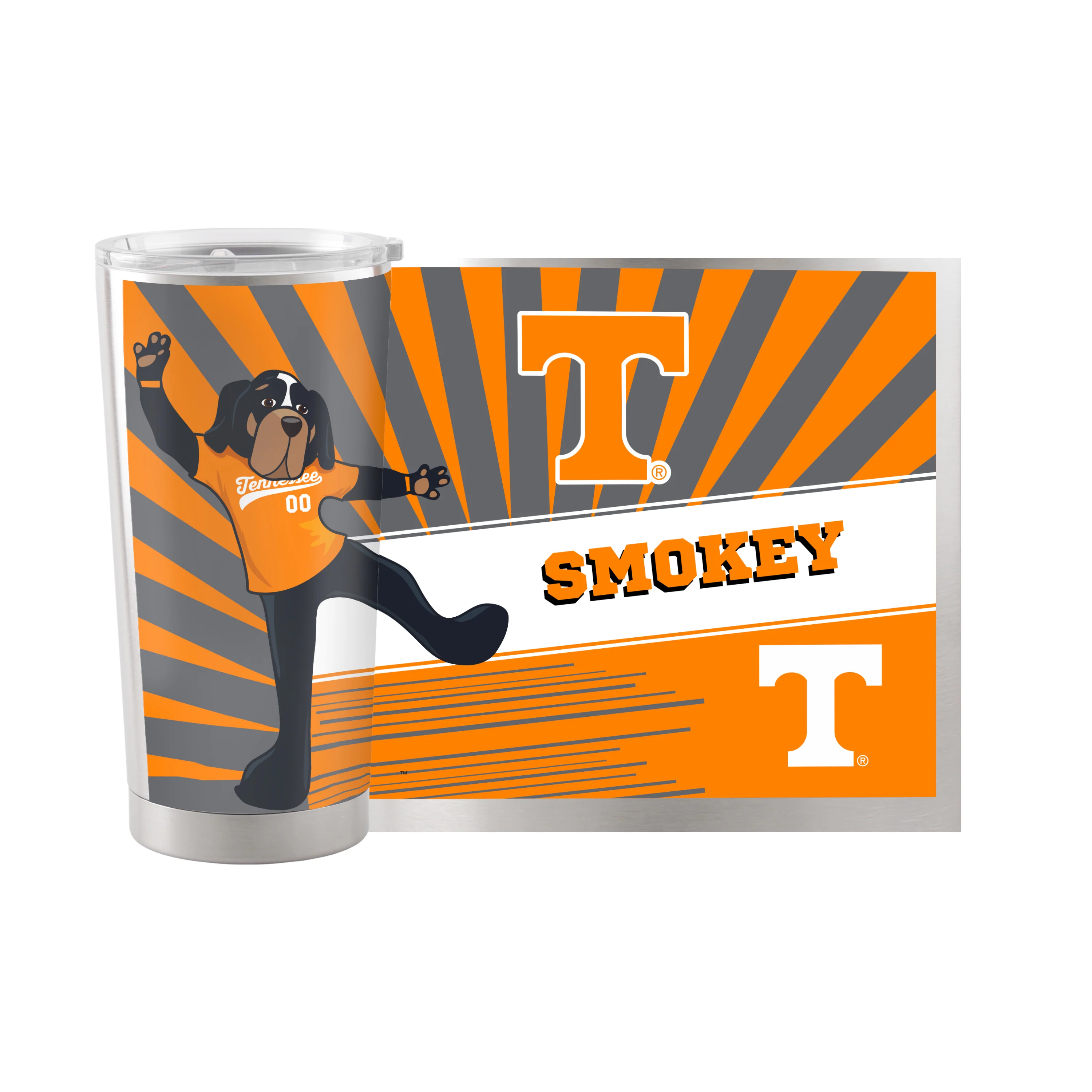 Tennessee 20oz Mascot Stainless Tumbler - Image 2