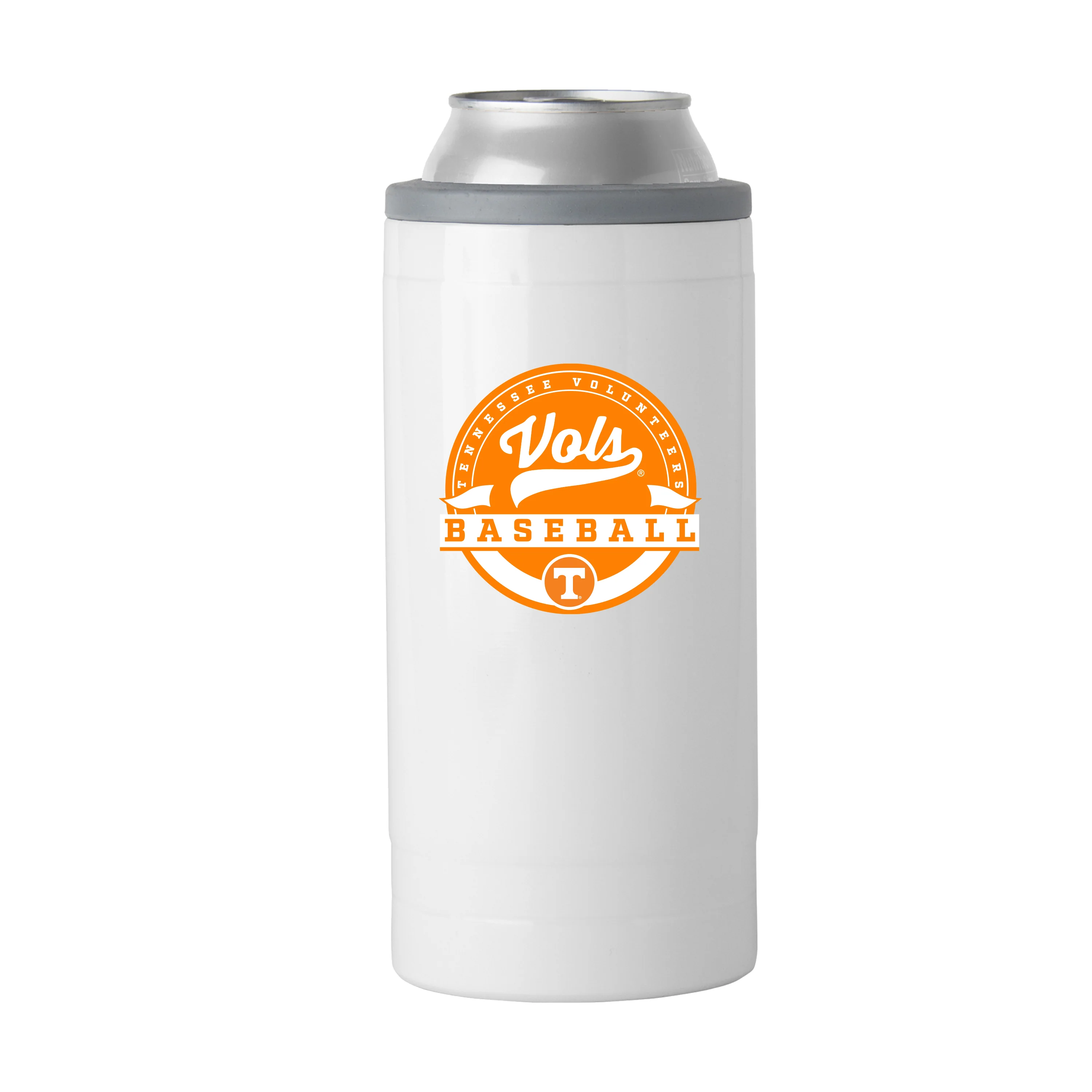 Tennessee Baseball 12oz Powder Coat Slim Can Coolie - Image 2
