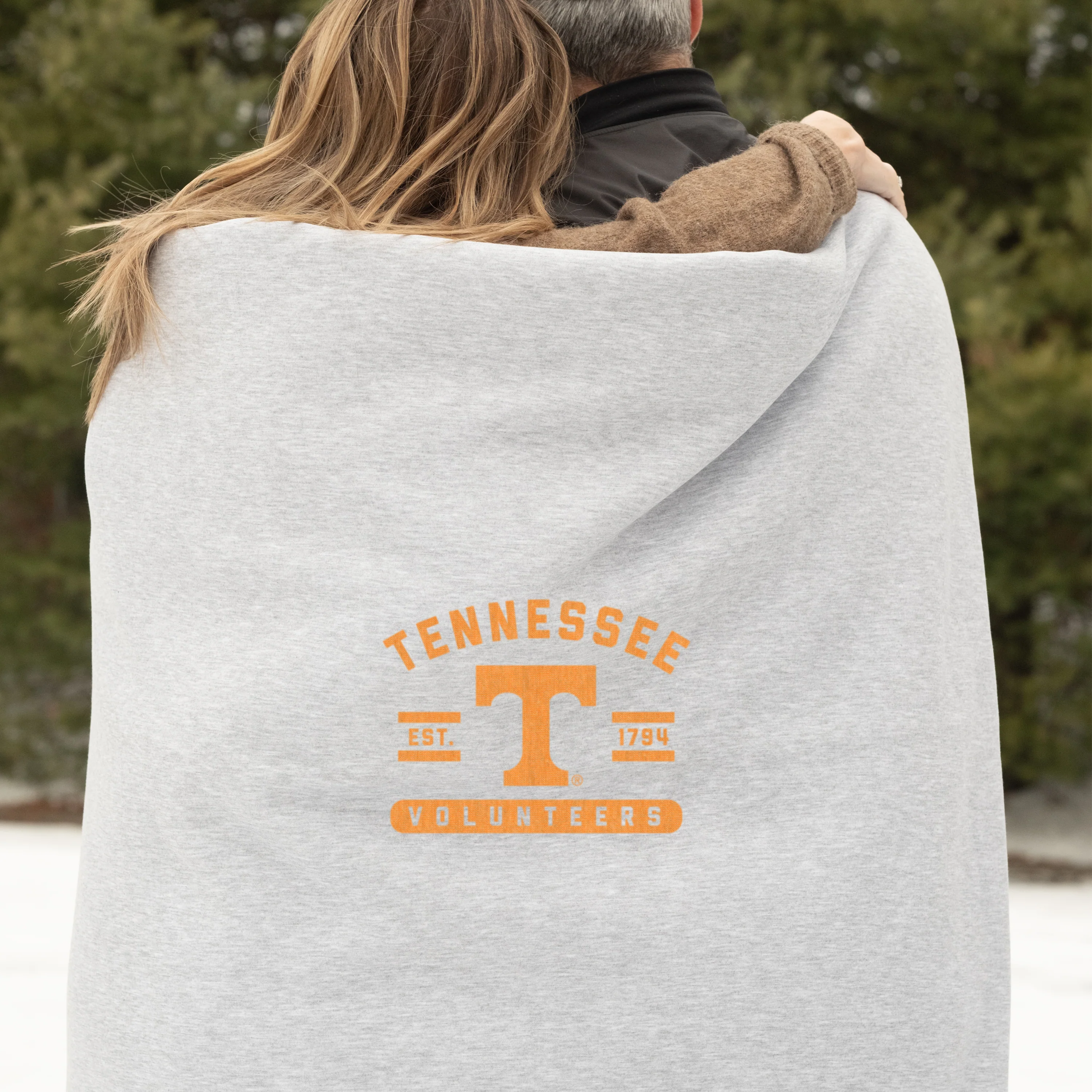 Tennessee Oatmeal Sweatshirt Blanket - Image 2