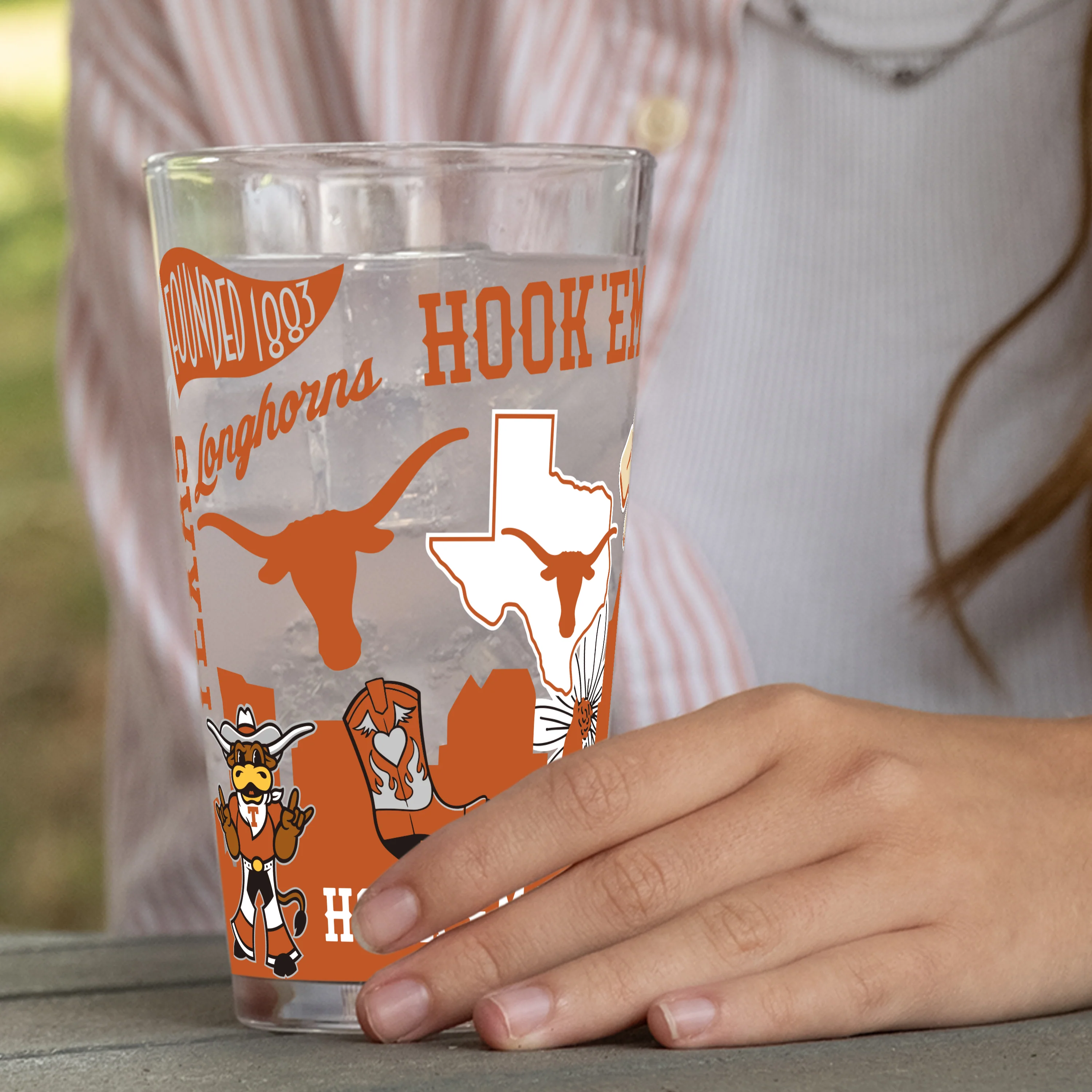 Texas 16oz Native Pint Glass - Image 6