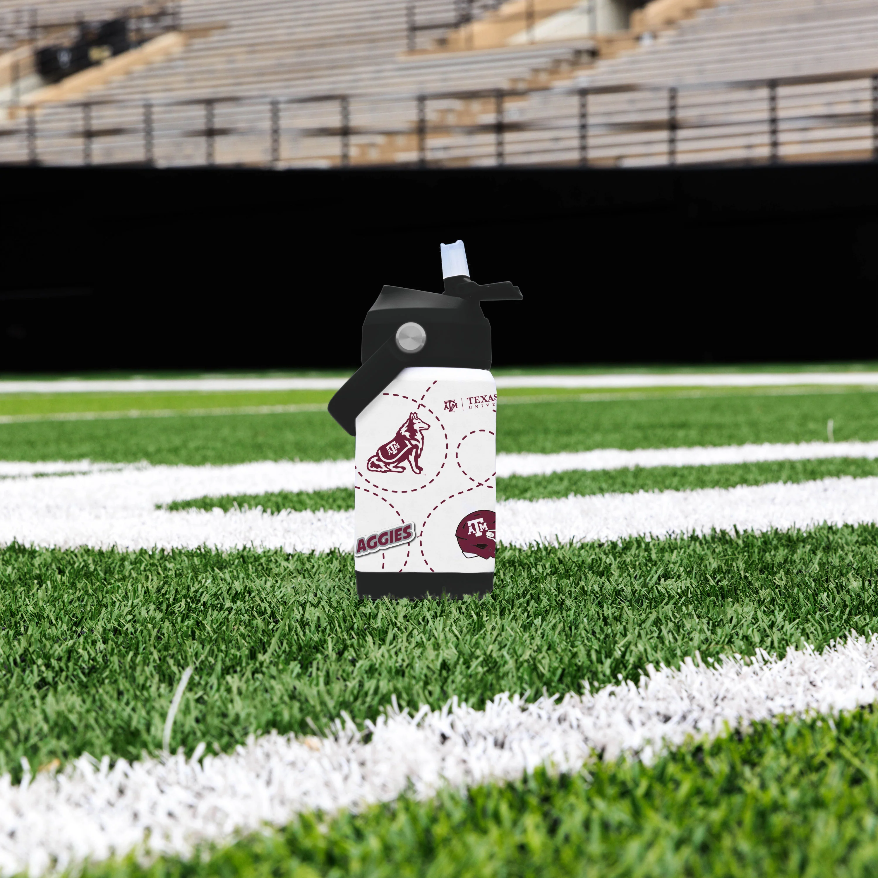 Texas A&M 12oz Mascot SS Kids Bottle - Image 2