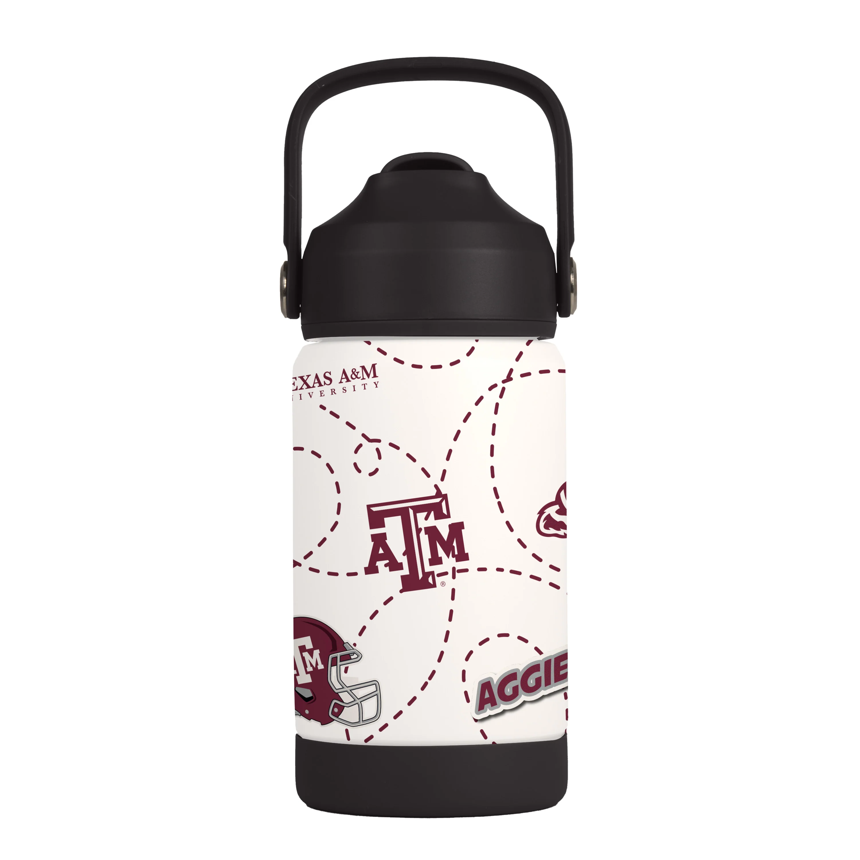 Texas A&M 12oz Mascot SS Kids Bottle - Image 5