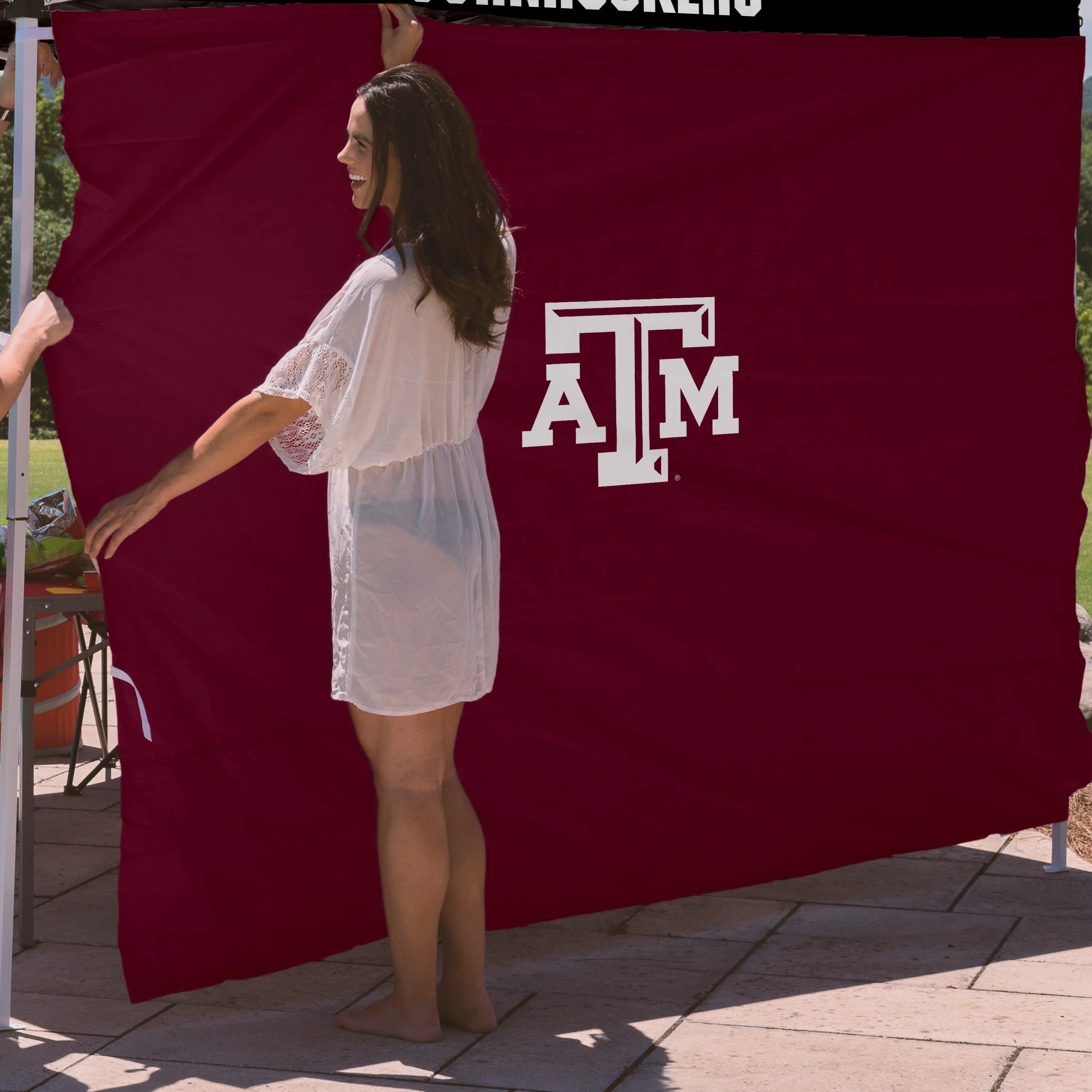 Texas A&M Maroon 9 x 9 Side Panel - Image 2