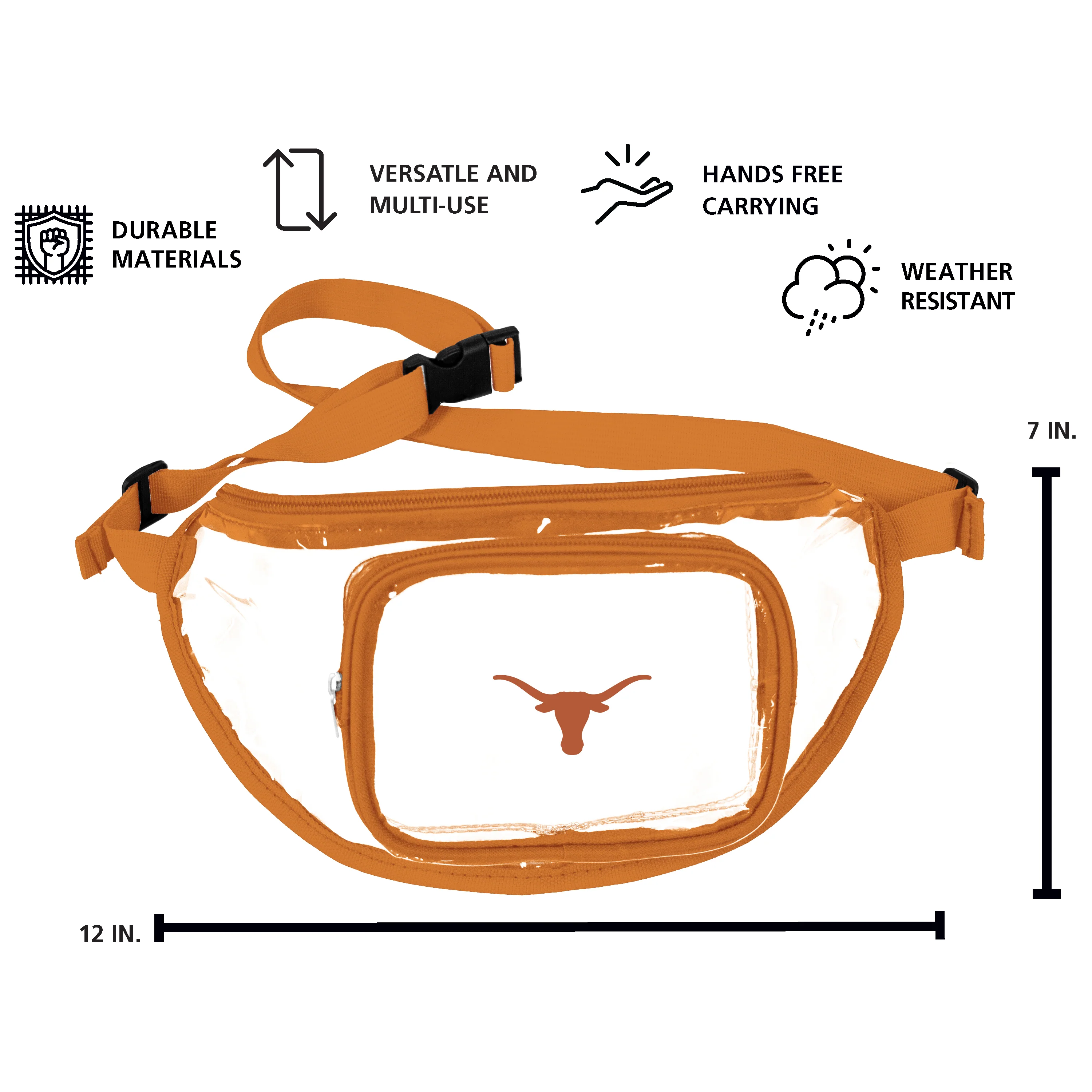 Texas Clear Fanny Pack - Image 3