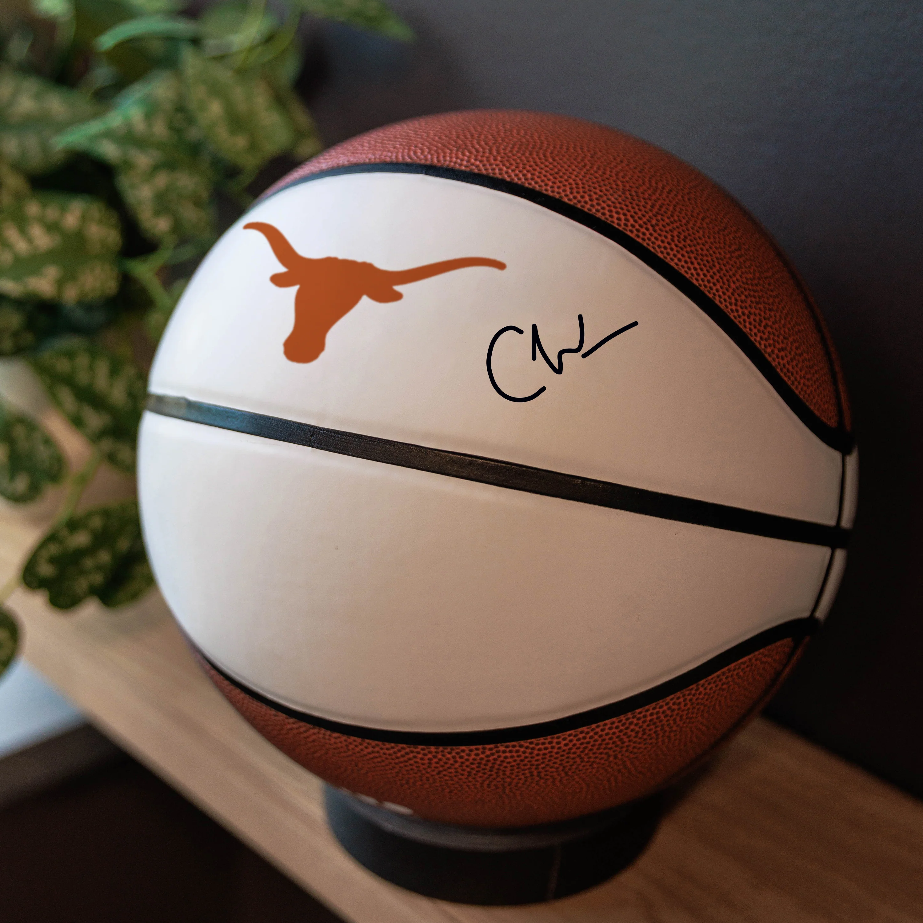 Texas Official-Size Autograph Basketball - Image 5