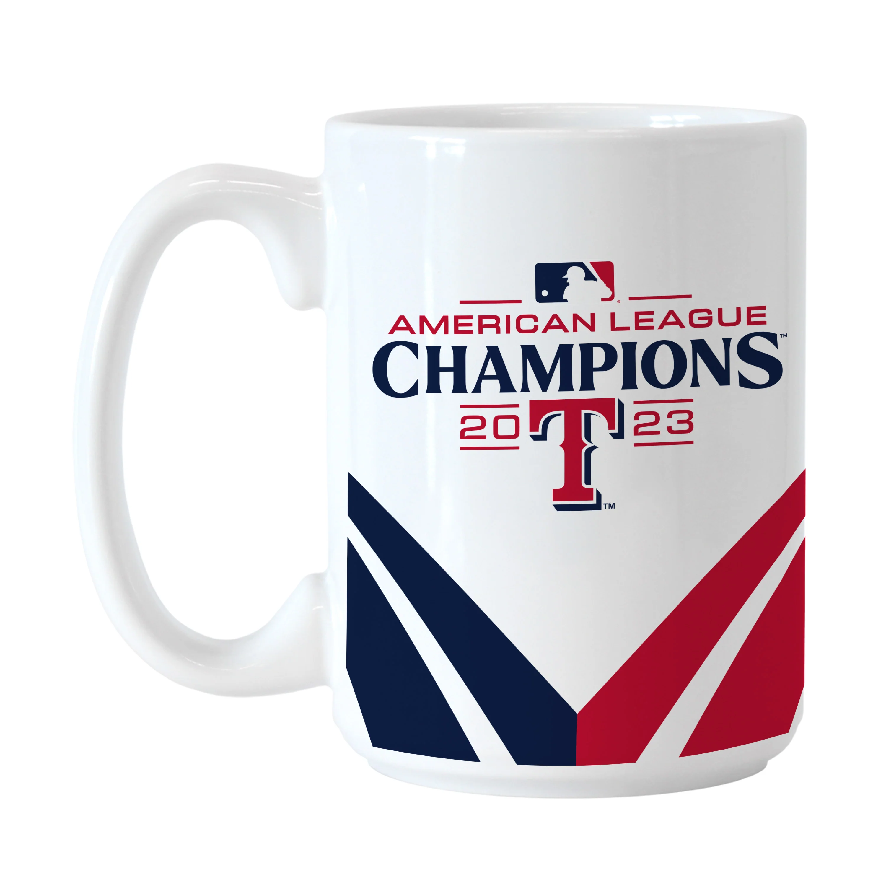 Texas Rangers 15oz 2023 AL Champions Roster Sublimated Mug