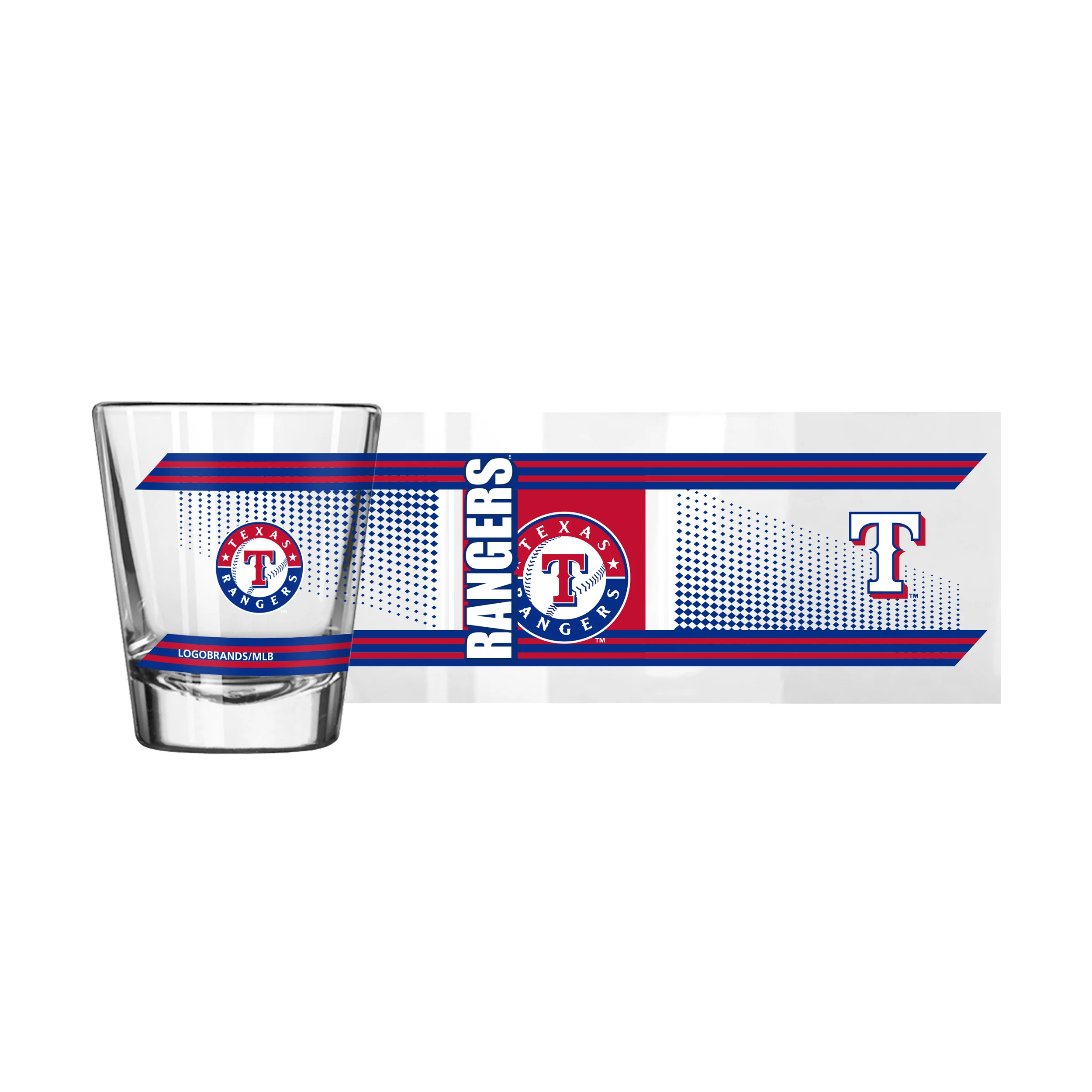Texas Rangers 2oz Hero Shot Glass - Image 2