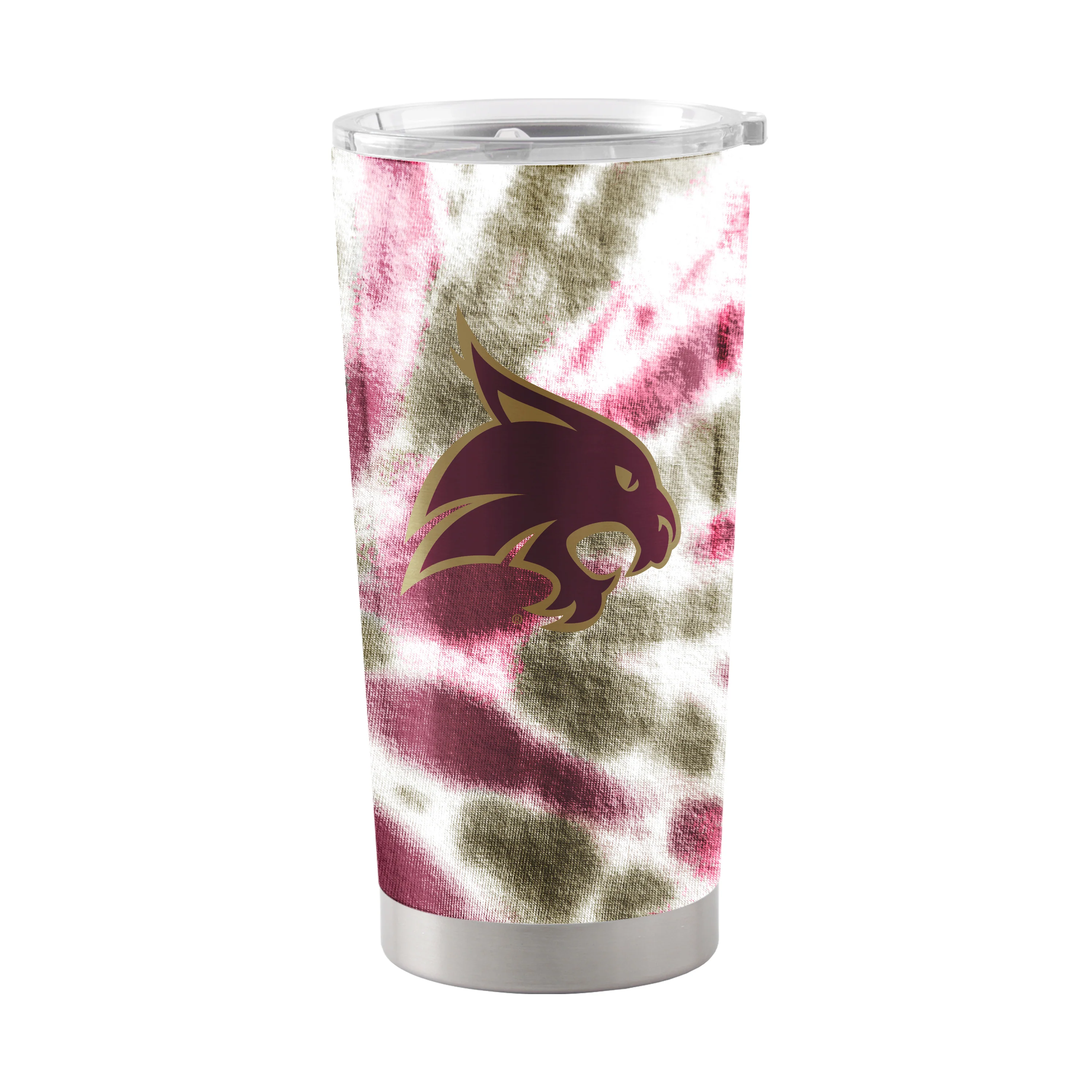 Texas State 20oz Tie Dye Stainless Steel Tumbler - Image 2