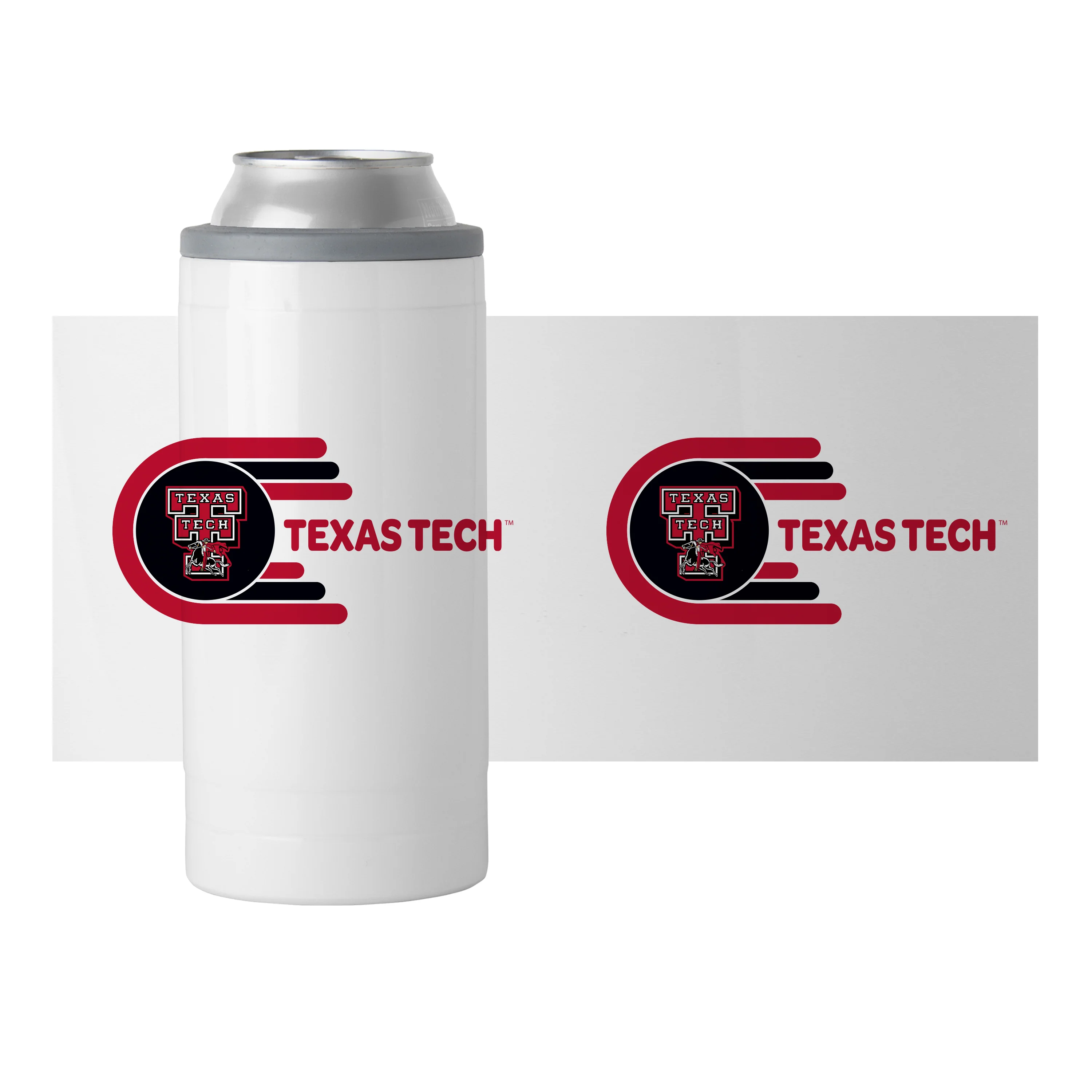 Texas Tech 12oz Whirl Slim Can Coolie - Image 2