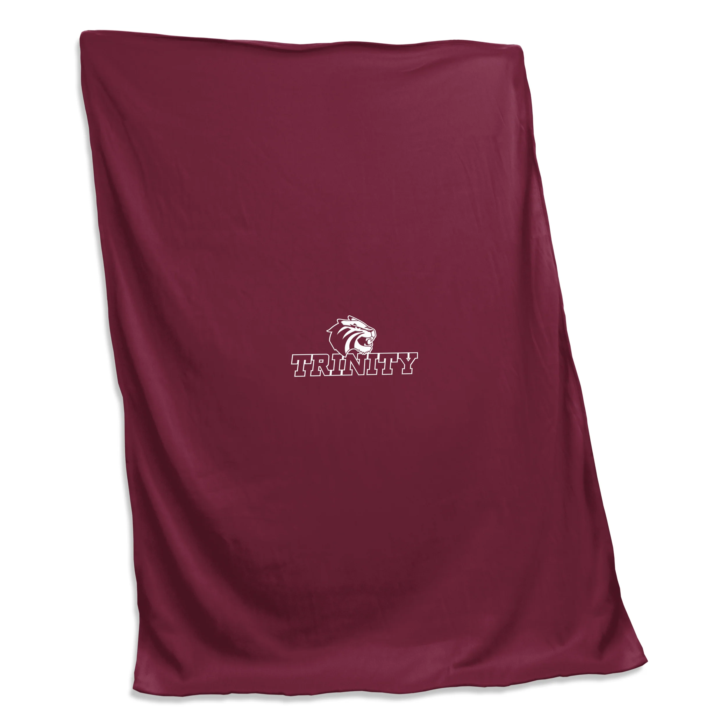 Trinity U Maroon Sweatshirt Blanket (Screened)